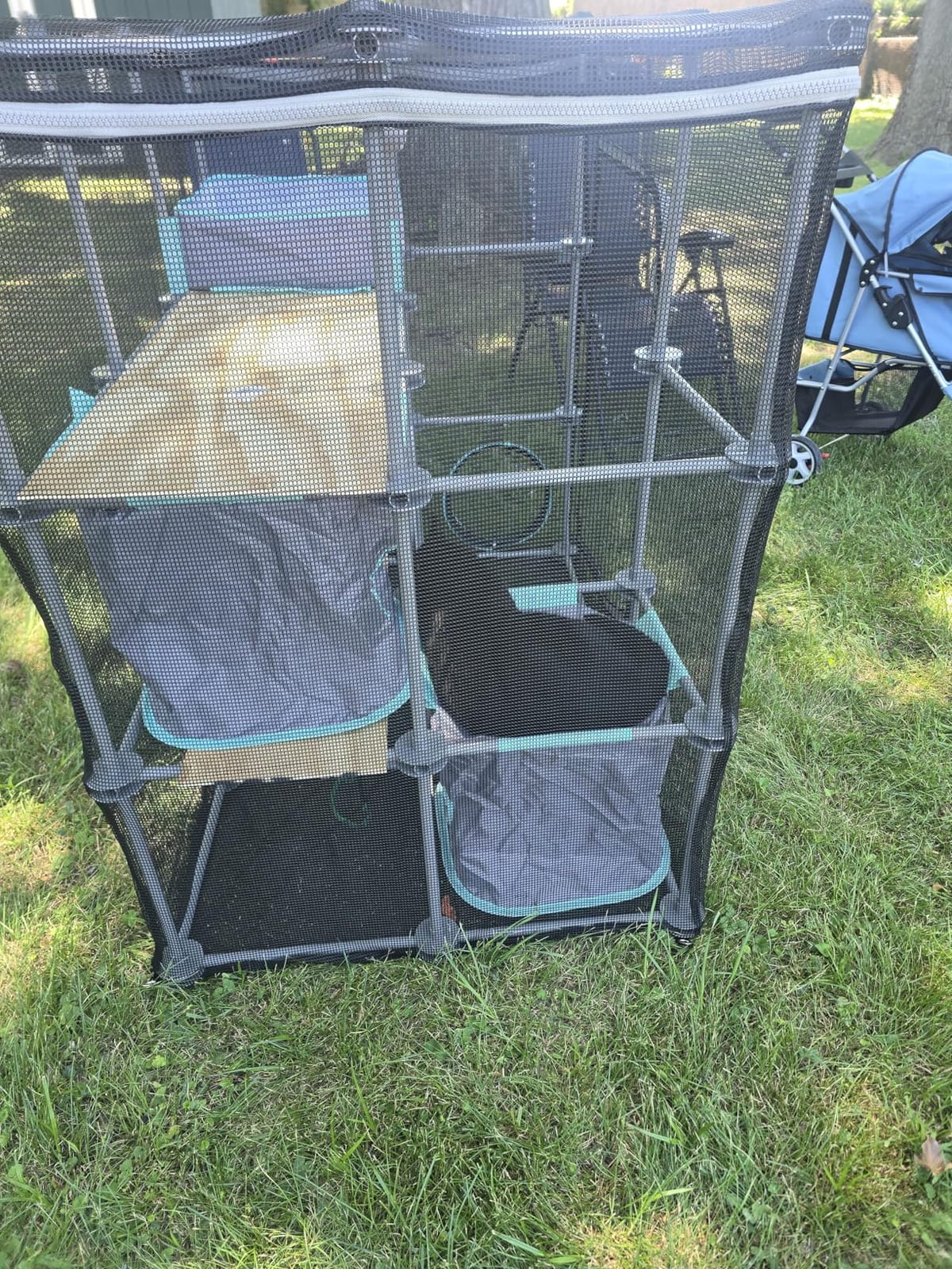 Kitty City Outdoor Catio Furniture and Play Kits for Cats, Outdoor Mega Kit customer photo 2