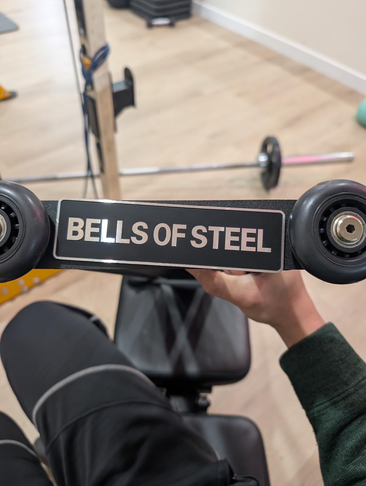 Glute Ham Glider [Bells of Steel] Home Gym Multi-Function Ab Glute Machine, Heavy Duty Ab Glider Machine for Hamstring Curl, Abdominal and Leg Workouts customer photo 1