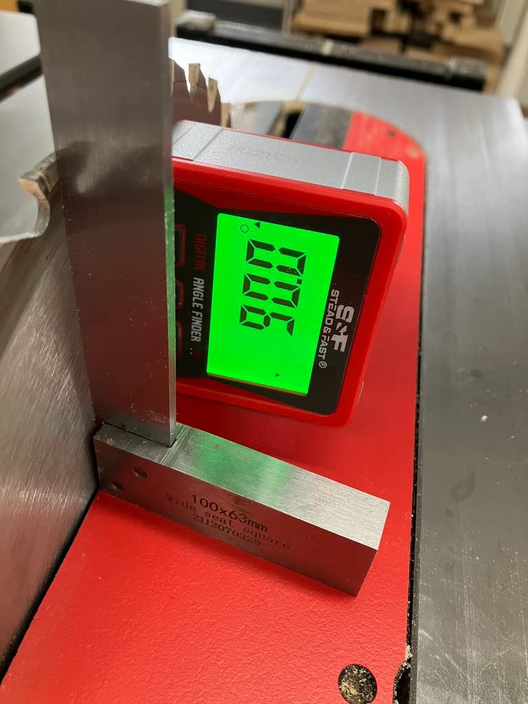 S&F STEAD & FAST Digital Angle Gauge Magnetic, Angle Cube for Table Saw customer photo 1