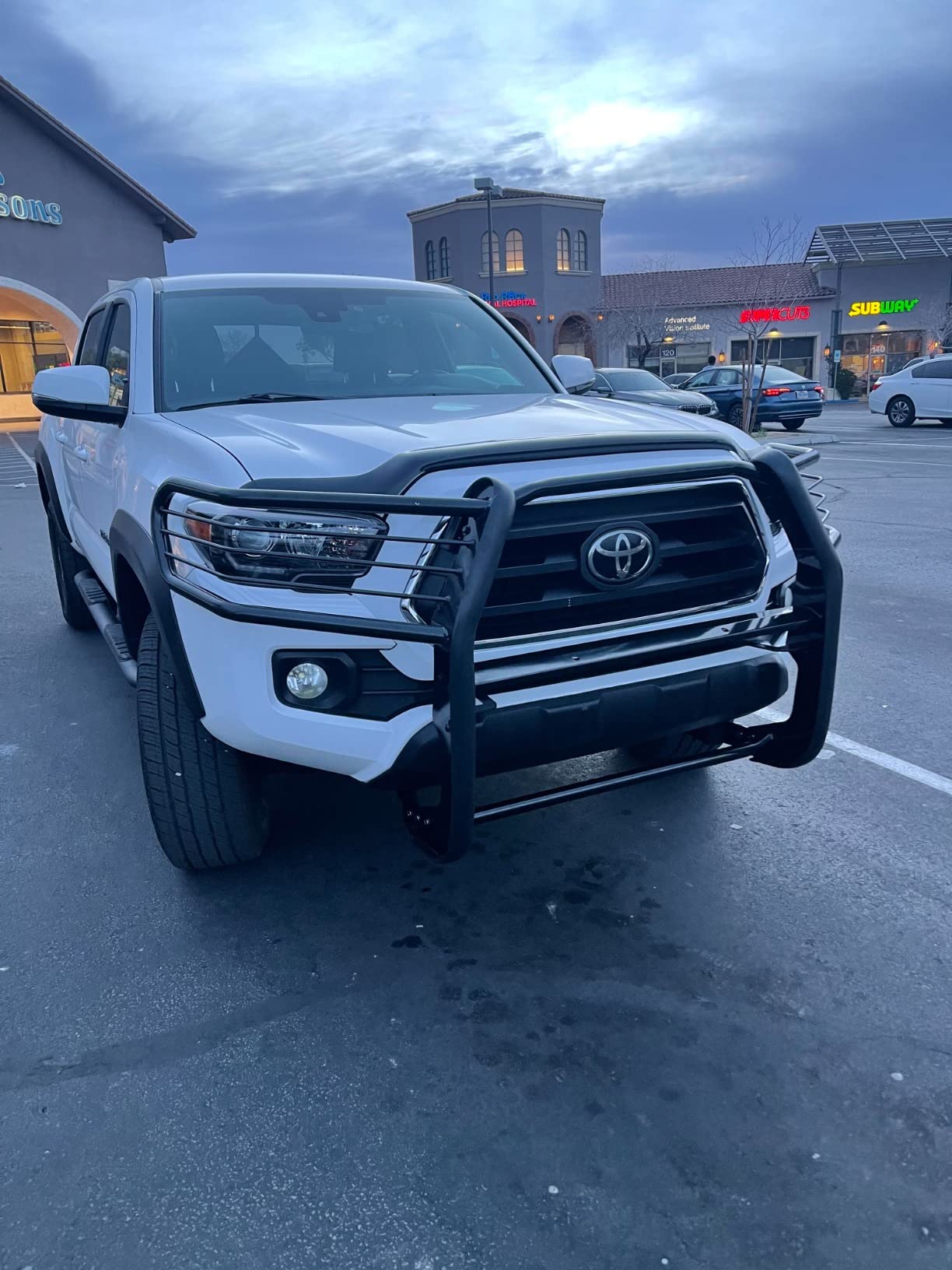 HECASA Brush Guard Bumper Grille Compatible with 2016-2023 Tacoma customer photo 1