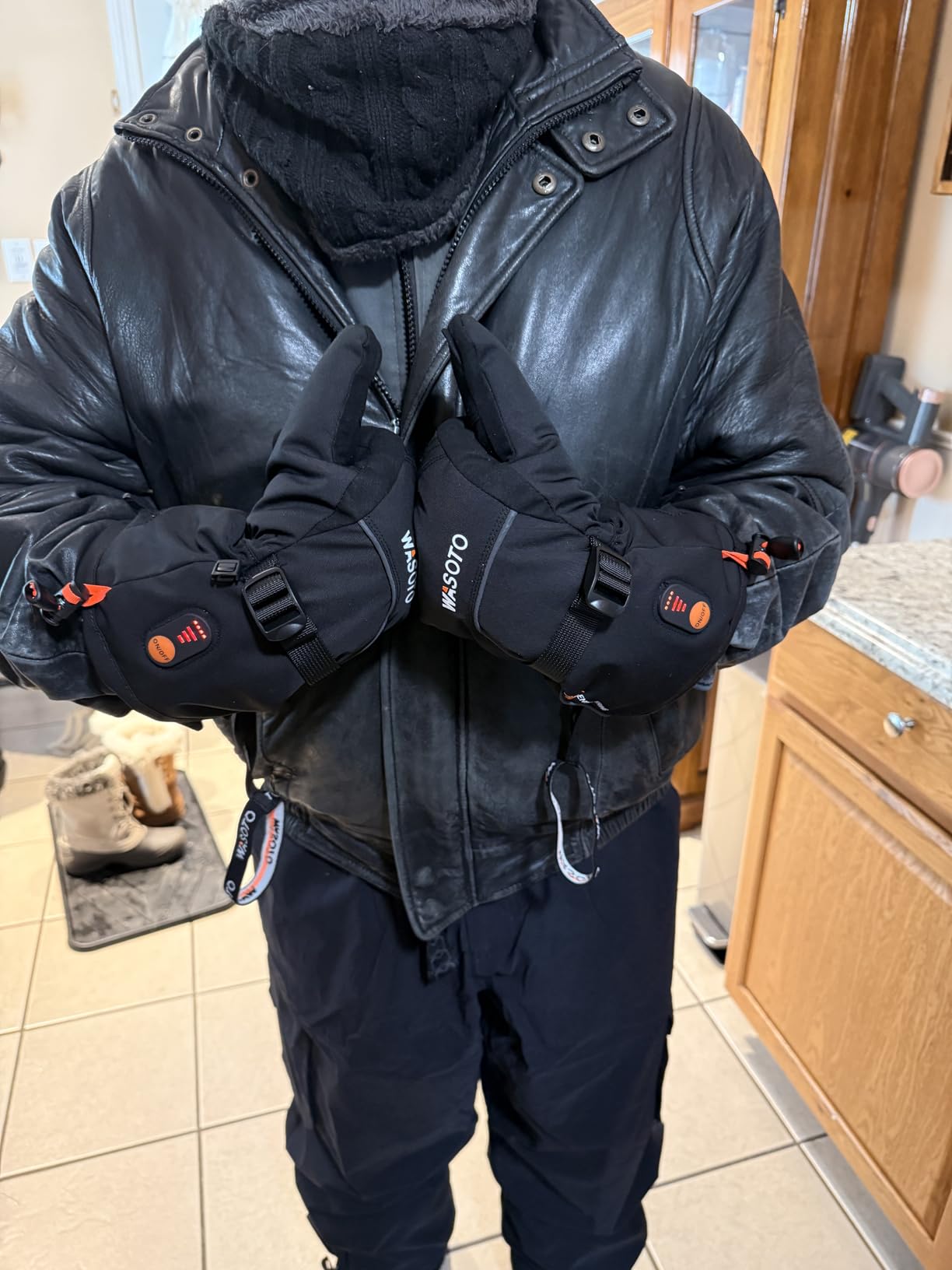 WASOTO Heated Gloves for Men Women Heated Ski Gloves customer photo 2