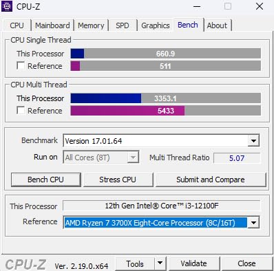 Intel® Core™ 12th Gen i3-12100F desktop processor, featuring PCIe Gen 5.0 & 4.0 support, DDR5 and DDR4 support. Discrete graphics required. customer photo 1