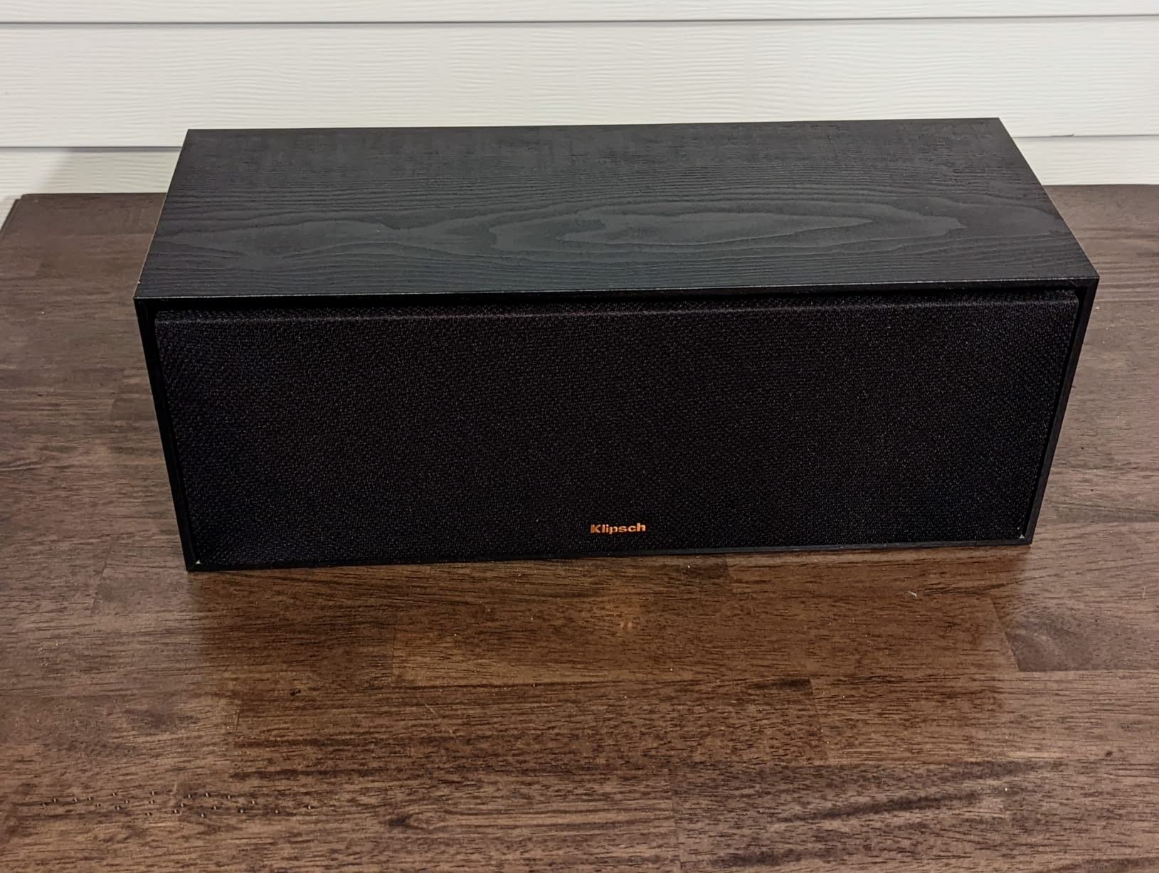 Klipsch Reference Next-Generation R-50C Horn-Loaded Center Channel Speakers for Crystal-Clear Home Theater Dialogue in Black customer photo 1