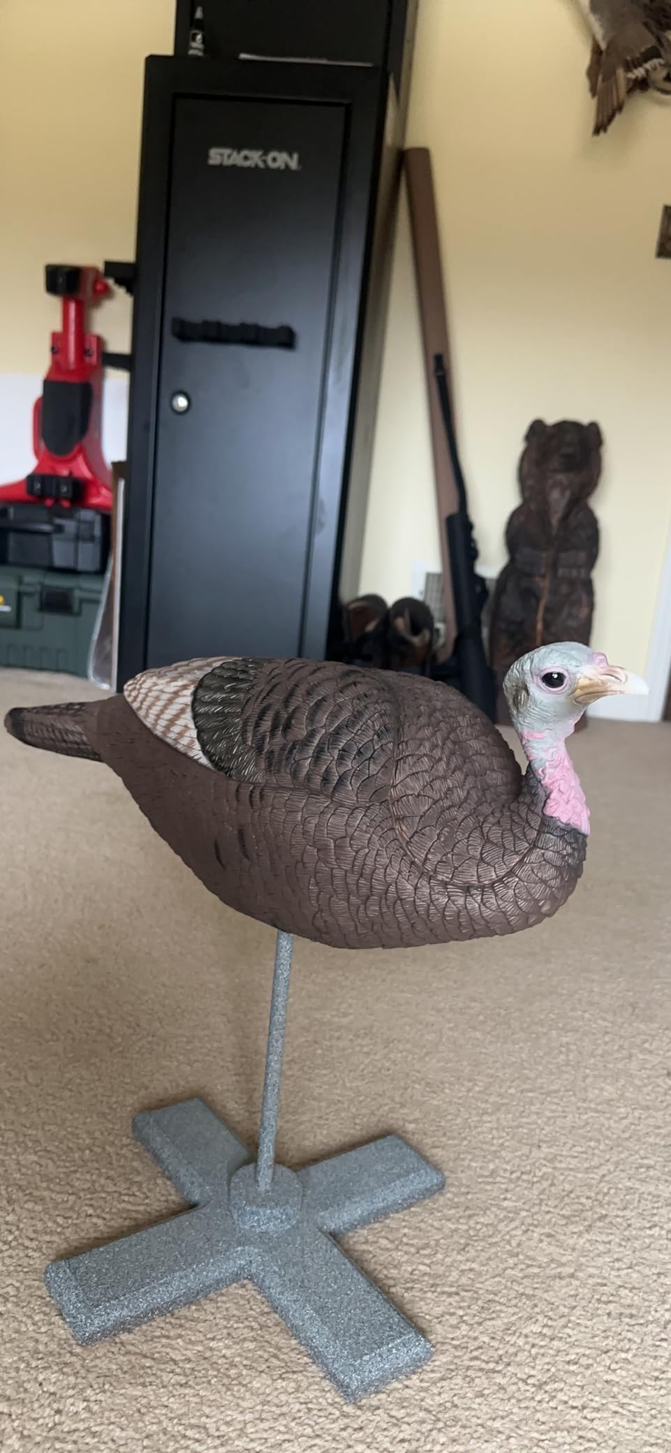 PRIMOS Hunting Turkey Decoy - Lil Gobstopper Hen and Jake Combo | Lightweight, Collapsible, Realistic Decoys with Two-Piece Stake Included customer photo 1