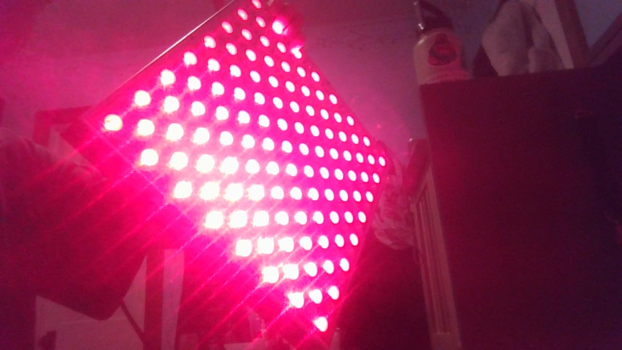 LED-Red-Light-Therapy-Device - 45W LED Panel Deep 660nm and Near-Infrared 850nm Light Combo for Skin Beauty, Pain Relief of Muscles and Joints customer photo 2