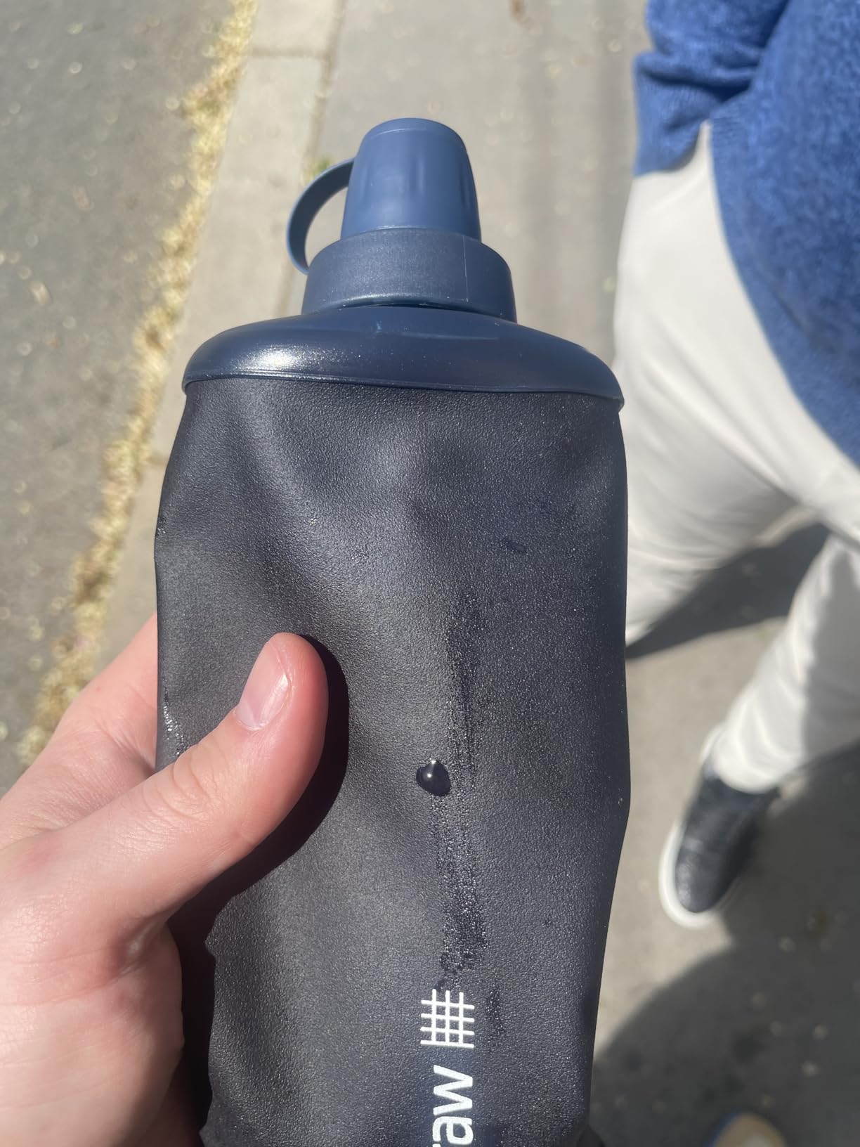 LifeStraw Peak Squeeze Filter Bottle, 650 ml, Dark Mountain Gray customer photo 1