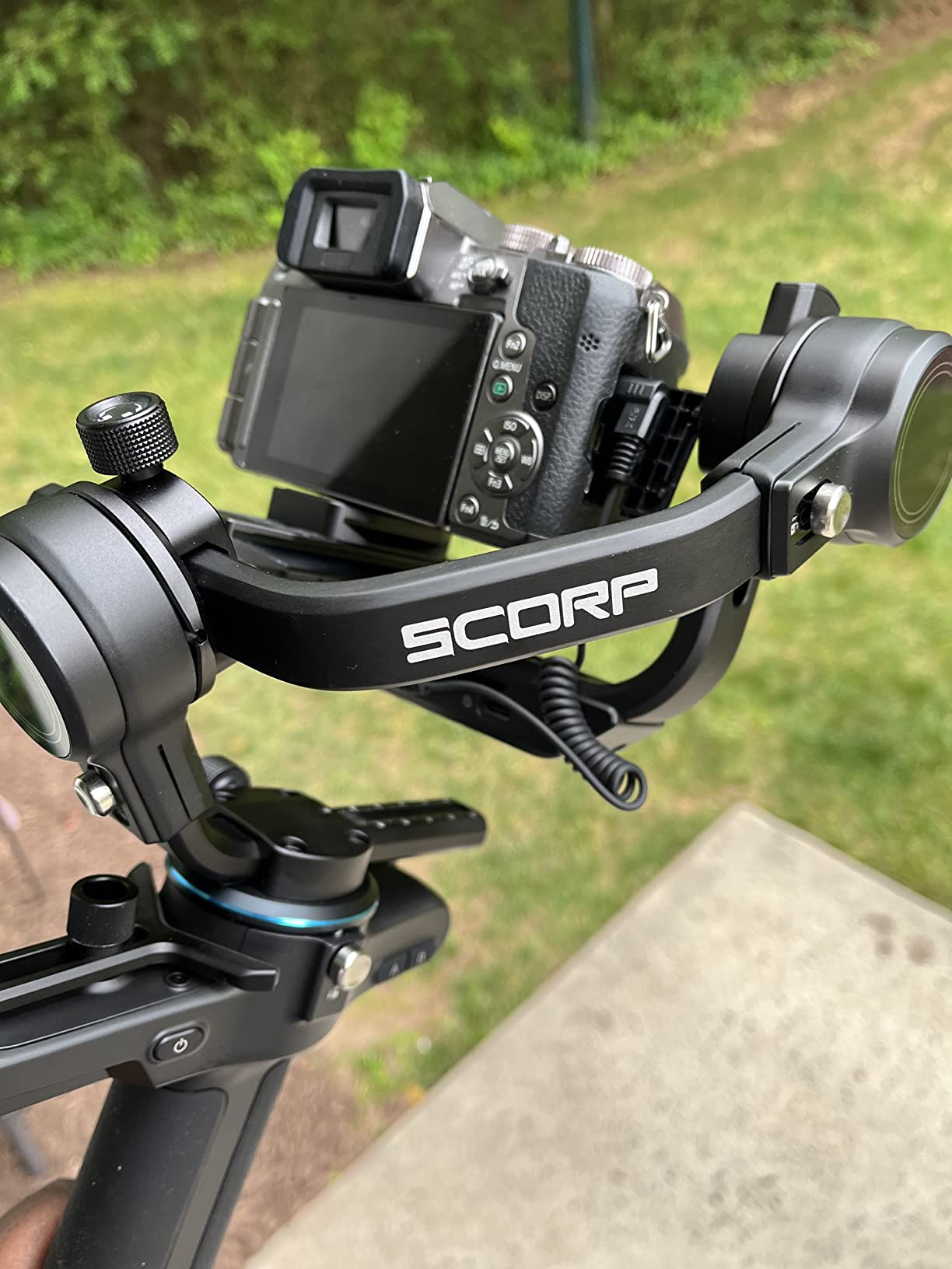 FeiyuTech SCORP-C Gimbal Stabilizer for Cameras DSLR and Mirrorless Camera, 3-Axis Camera Gimbal, 5.5lbs Payload, for Sony A7IV A6300/A6400 A7S3 a9/a7 for Canon 5D3/80D for Nikon D7500/Z5/Z6 II customer photo 1