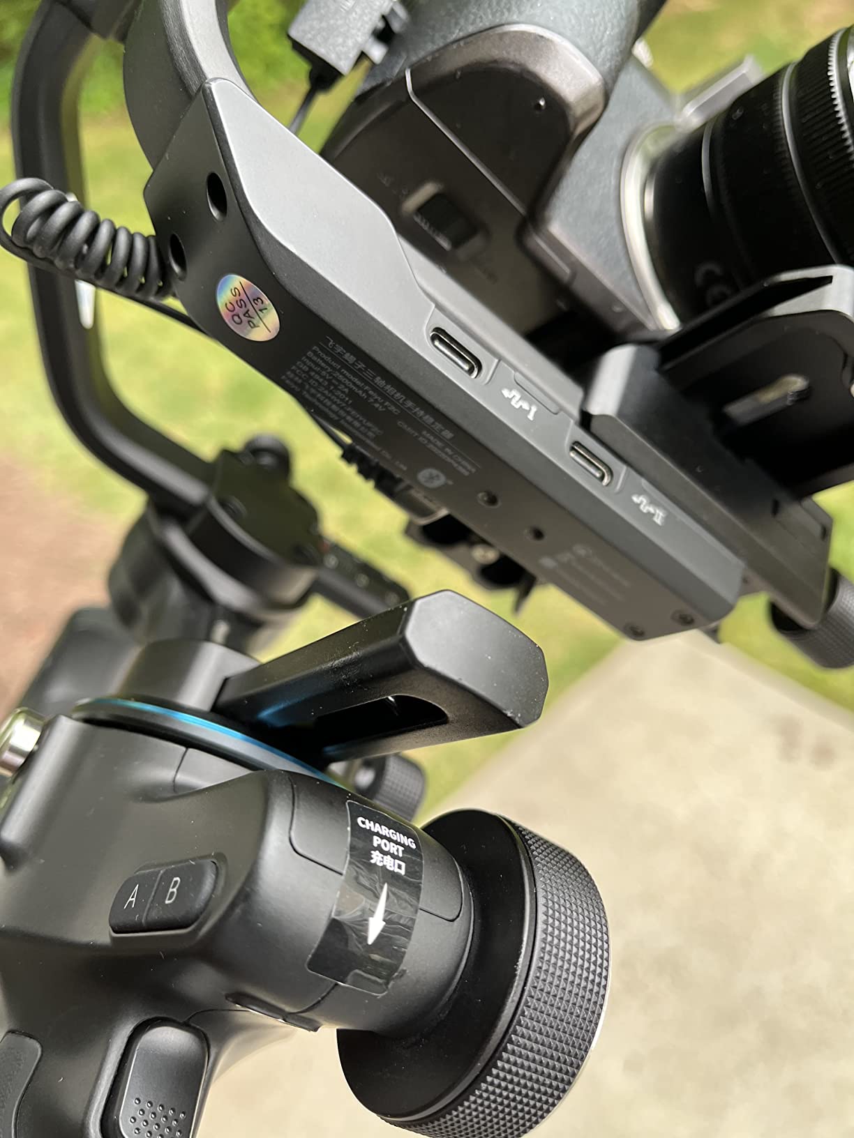 FeiyuTech SCORP-C Gimbal Stabilizer for Cameras DSLR and Mirrorless Camera, 3-Axis Camera Gimbal, 5.5lbs Payload, for Sony A7IV A6300/A6400 A7S3 a9/a7 for Canon 5D3/80D for Nikon D7500/Z5/Z6 II customer photo 2