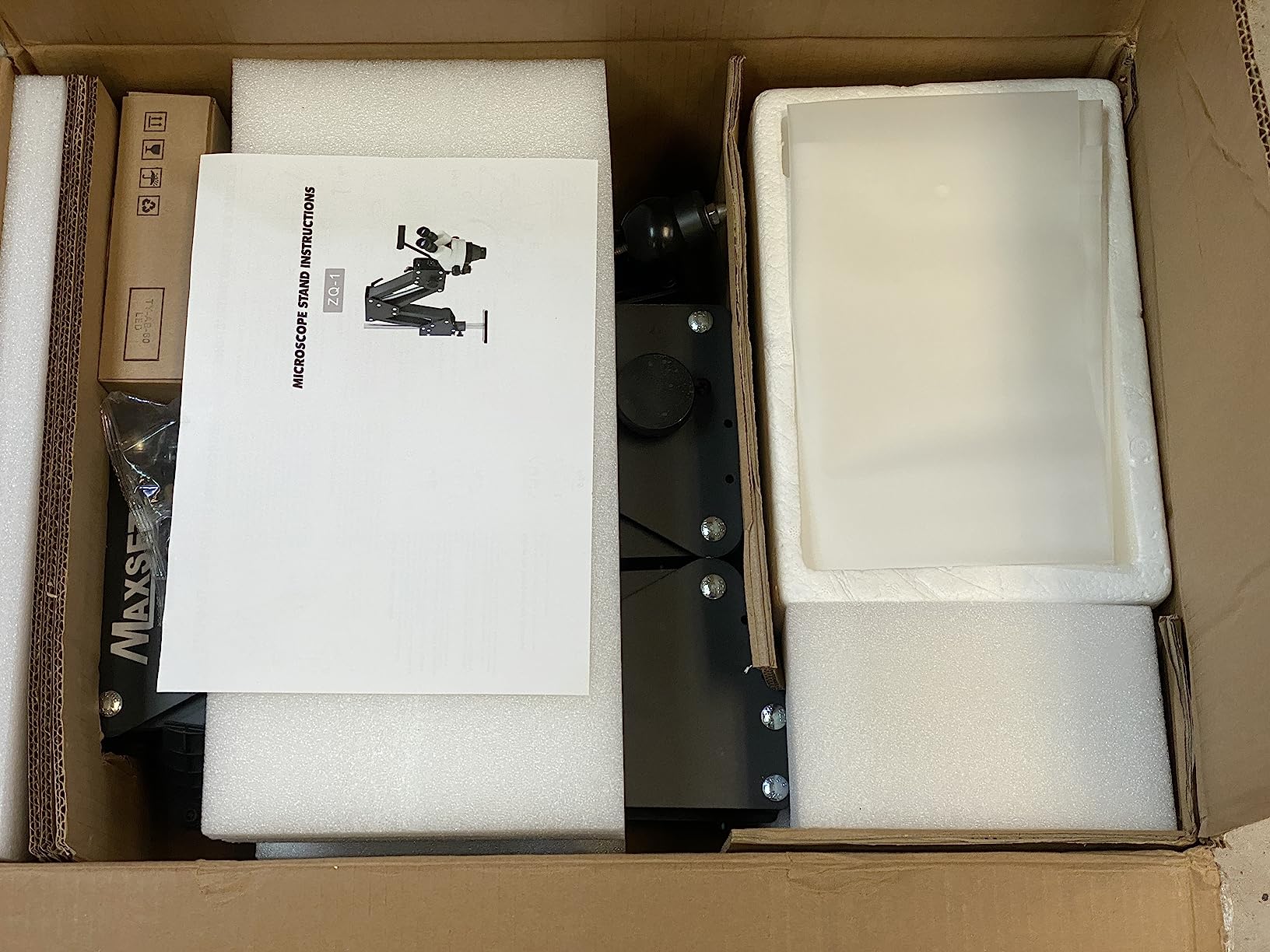 DZQ ZQ-1 Multi-Directional Microscope 7X-45X Magnification 0.5X Barlow Lens customer photo 1