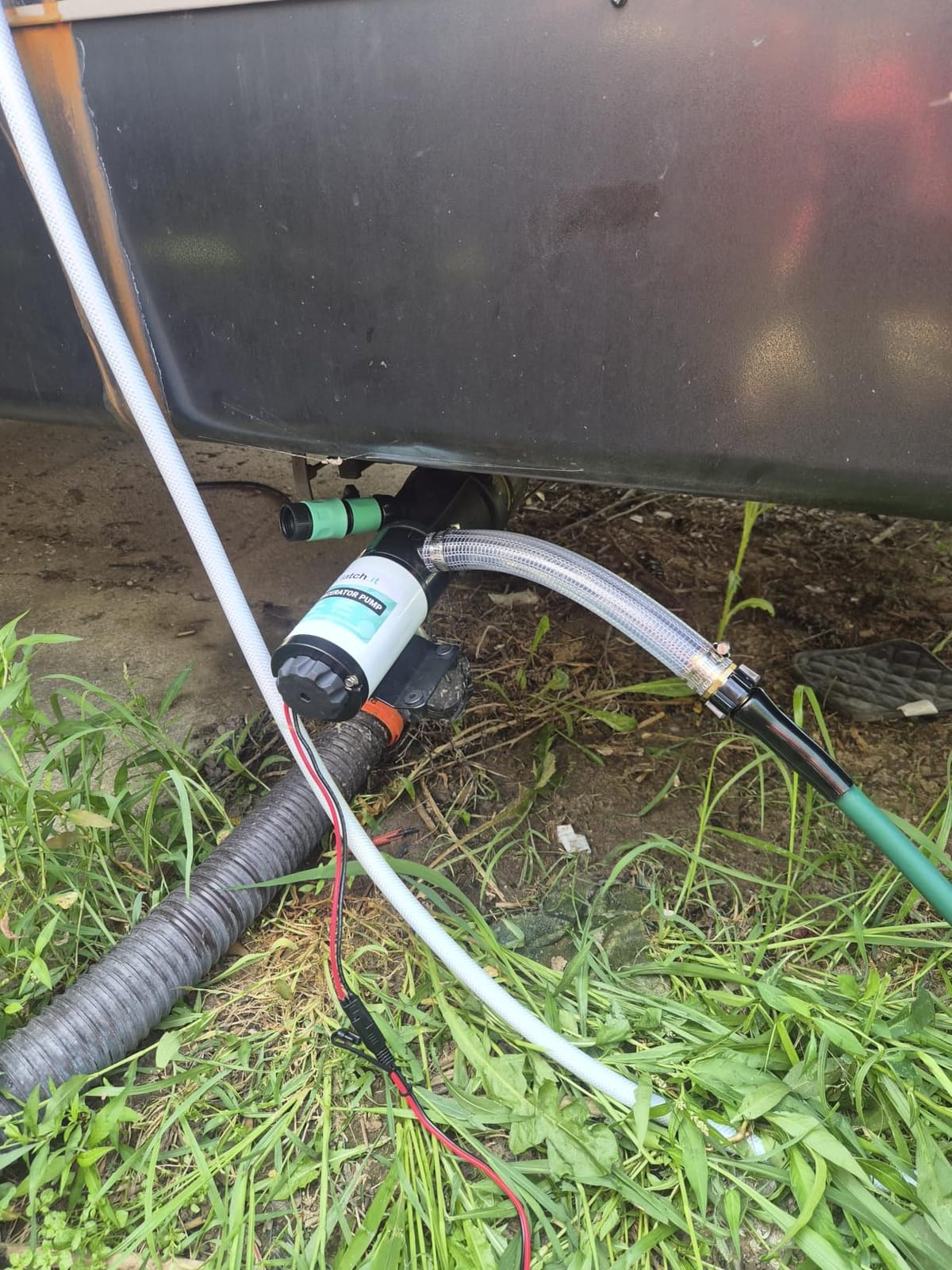 LATCH.IT V2.0 RV Macerator Pump 12VDC | 12-15GPM Macerator Pump for RV | 10-Feet Lift RV Waste Pump Macerator | Self-Priming & Portable | Portable RV Waste Pump w/Fittings, Hoses & Clamps! customer photo 2
