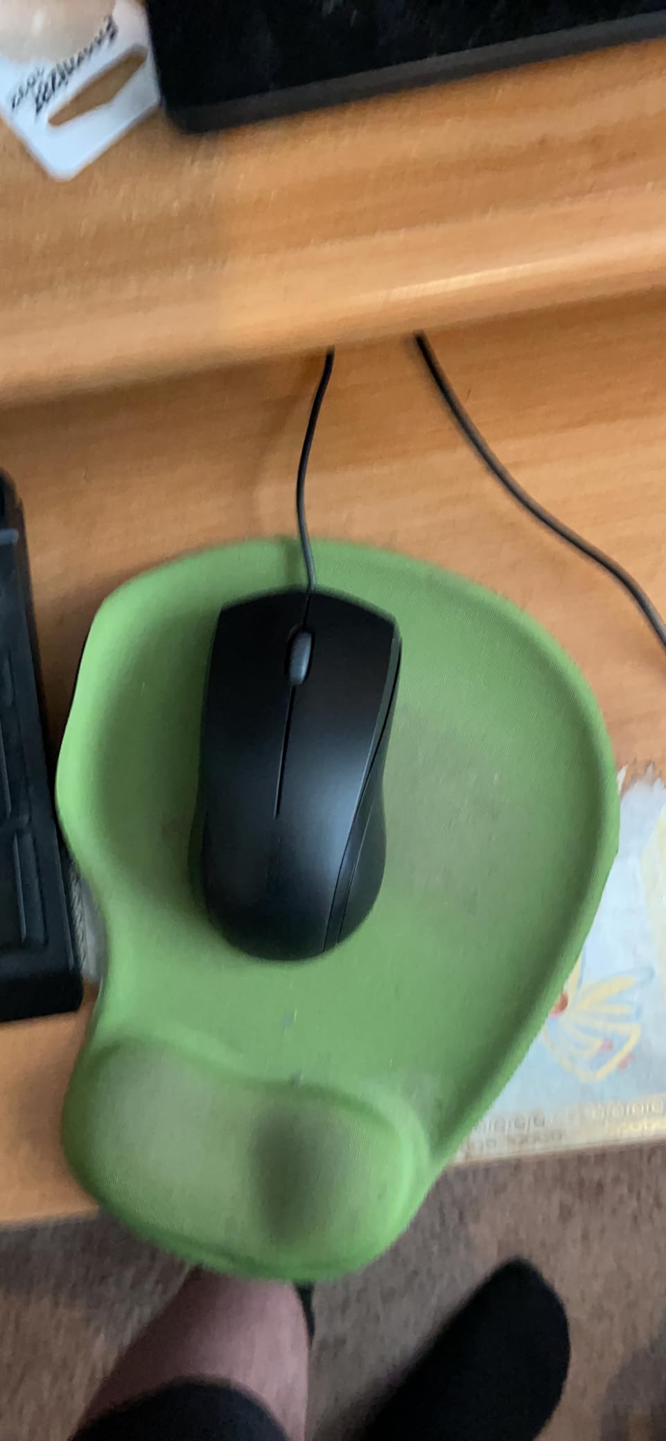 Rapoo Silent Wired Mouse, 1000 DPI 5ft Cord Quiet Button Optical Computer Mouse, Left Right Hand Use, for Laptop Chromebook Mac Notebook, Matte Black customer photo 1