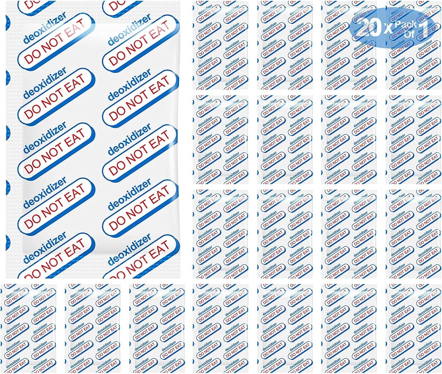 400cc Oxygen Absorbers for Food Storage - 100 Count (20x Packs of 5) - for Long Term Food Storage & Survival, Mylar Bags, Canning, Harvest Right Freeze Dryer, Dehydrated, and Preserved Foods customer photo 1