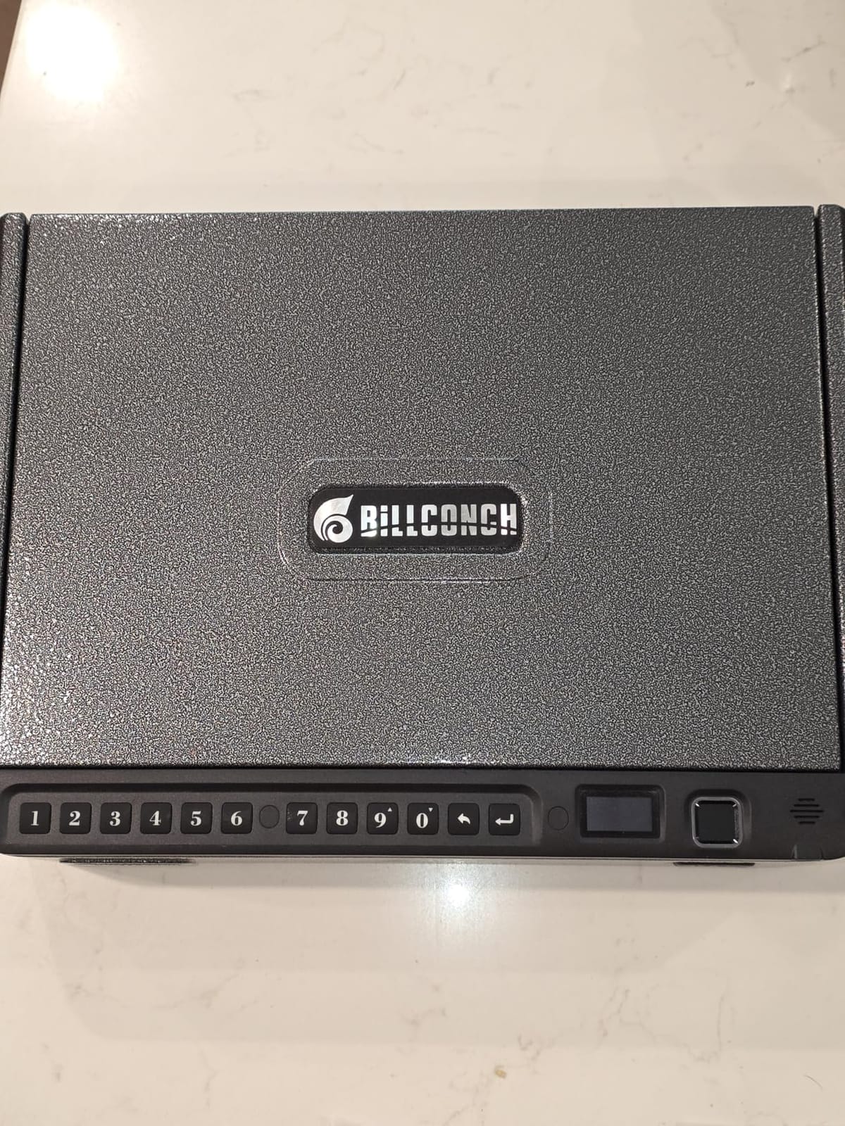 BILLCONCH Gun Safe for Handgun with Fingerprint, App, 0-9 Numeric Keypad | Smart Pistol Safe with 4 Quick-Access Methods, Built-in LED Light, Ideal Steel Biometric Handgun Safe for Nightstand and Home customer photo 2