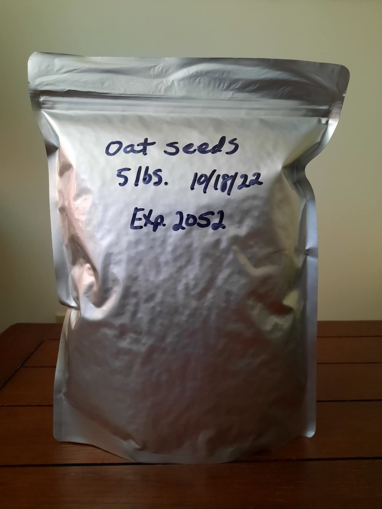 10pcs 5 Gallon Mylar Bags for Food Storage - 10 Mil Thick - Extra large bags 5 Gallon with Oxygen Absorbers 2500cc - Zipper Resealable Milar Bags - Bolsas Mylar 5 Galones customer photo 2