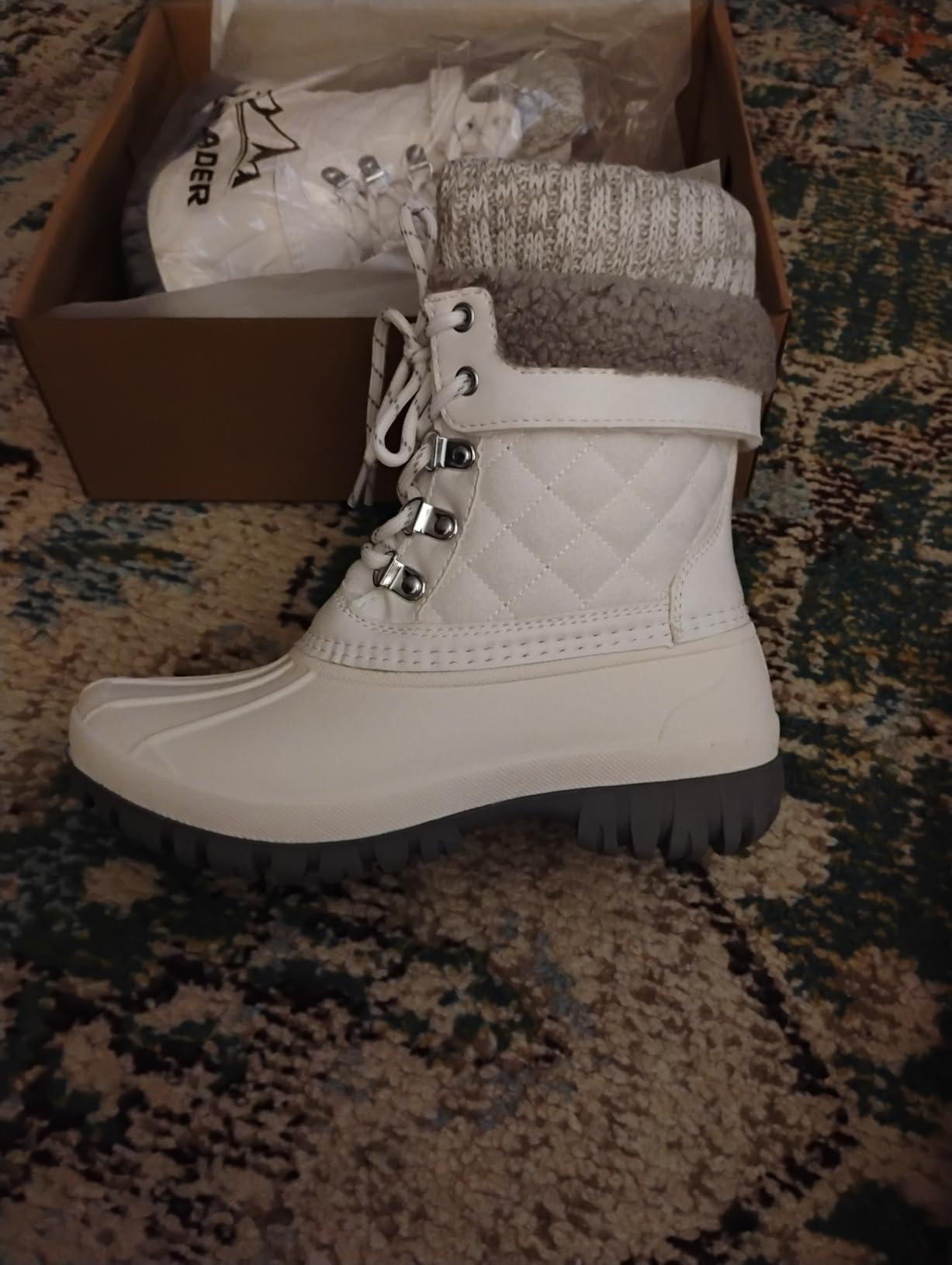 ALEADER Womens Winter Snow Boots | Waterproof Shell | Duck Boots customer photo 1