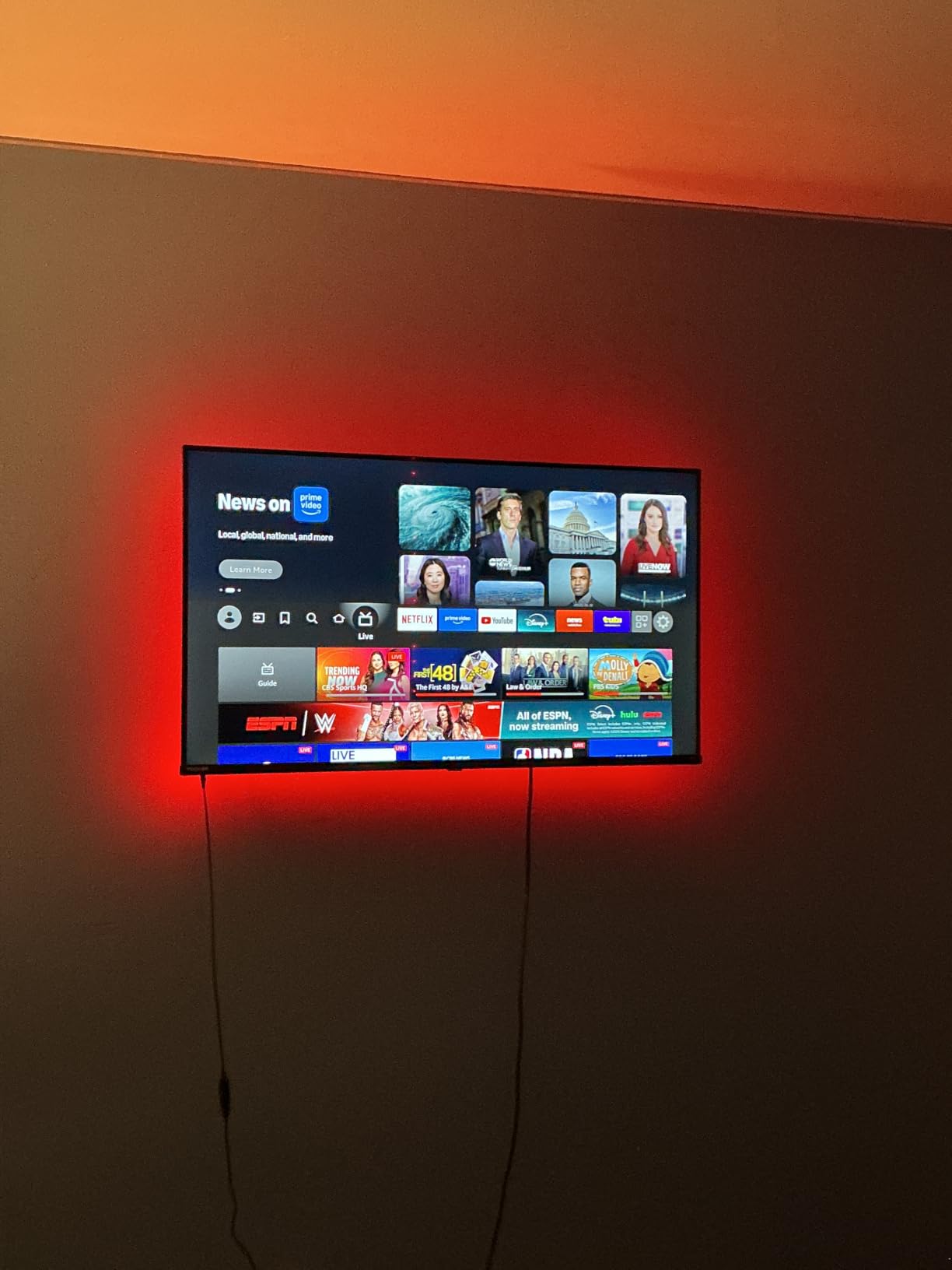 MATICOD LED Lights for TV Led Backlight, 16.4ft RGB Led Strip Lights for TV Lights Behind, USB Led Light Strip for 55-70in TV, Bluetooth APP Control Music Sync Ambient Lighting for Gaming Room customer photo 2