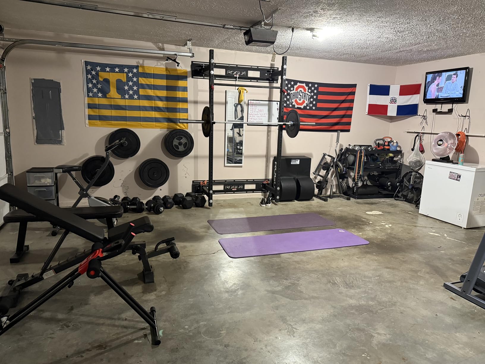 Weight Plate Holder, Wall Mounted Weight Rack Storage for Weight Plates, Home Gym Organizer customer photo 2