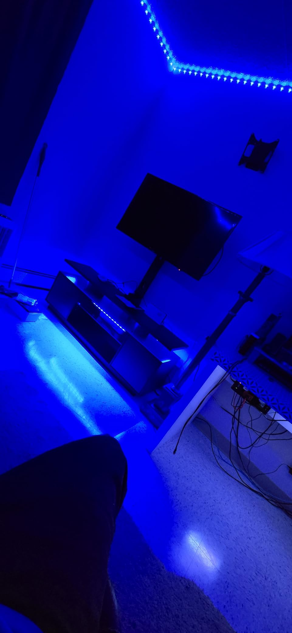 DAYBETTER Smart WiFi LED Strip Lights 150ft (3x50ft), RGB Color Changing, Alexa Google Voice Control, Music Sync, App Remote, Indoor Home Decor for Bedroom Gaming Room Party | Tuya App controlled with schedule. Works with Alexa and Google. Music sync, RGB color changing for bedroom, kitchen, party. customer photo 2