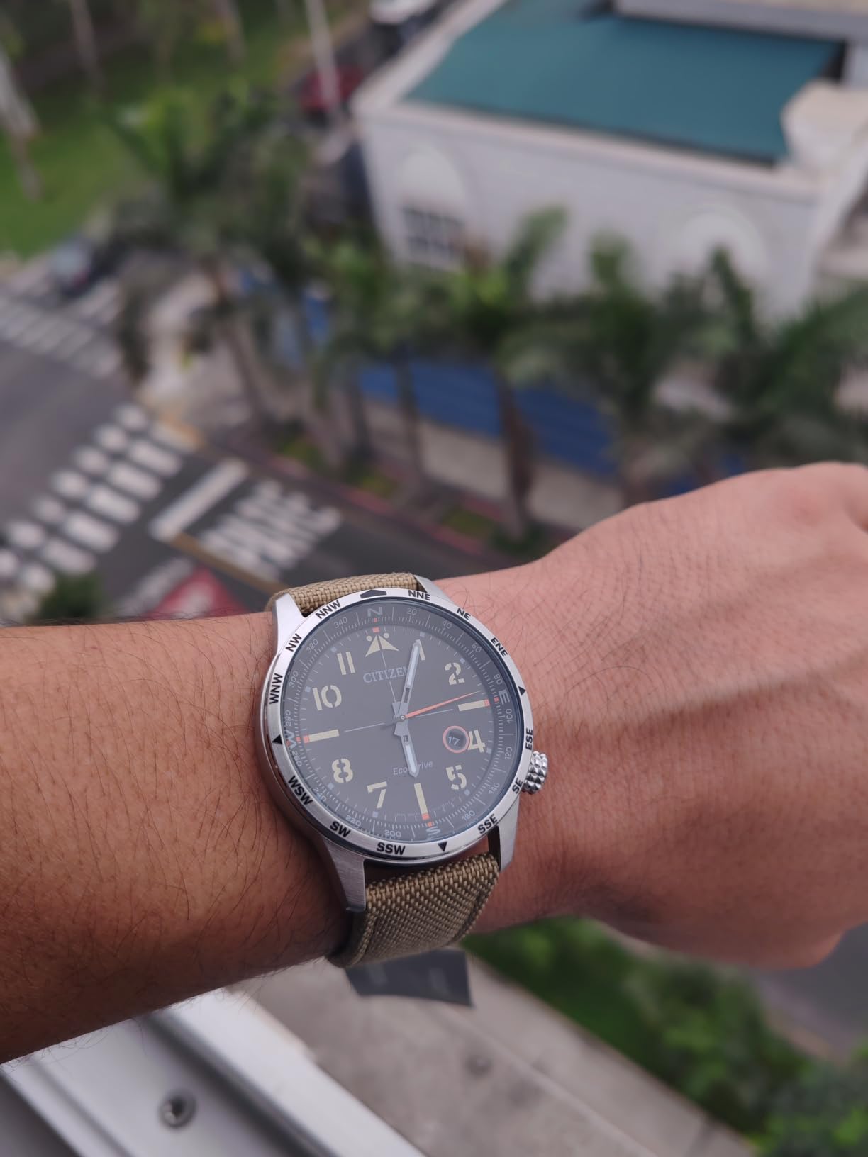 Citizen Men's Eco-Drive Weekender Avion Field Watch customer photo 2