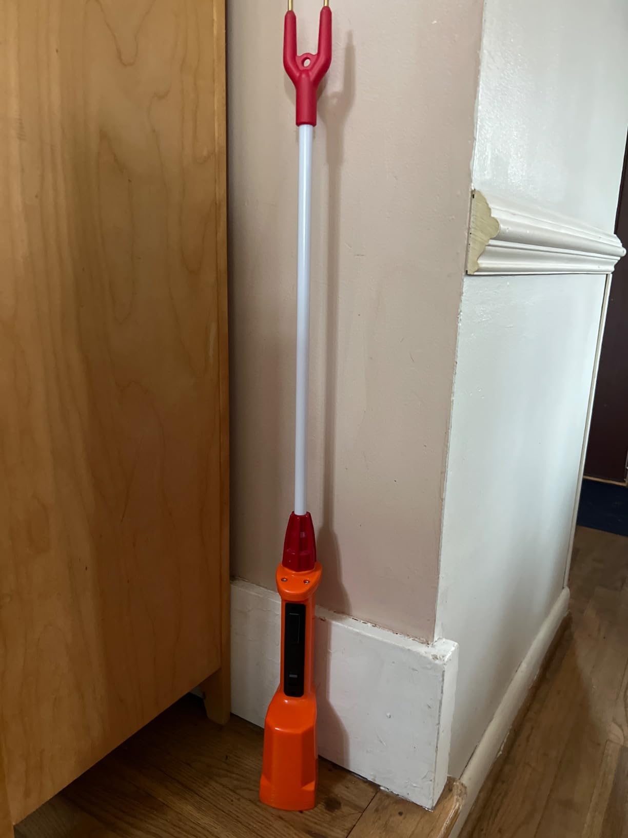 Rechargeable Cattle Prod for Cows Hogs Goats Sheep Large Dogs Waterproof Livestock Prod Electric Animal Prod with Flexible Shaft customer photo 2