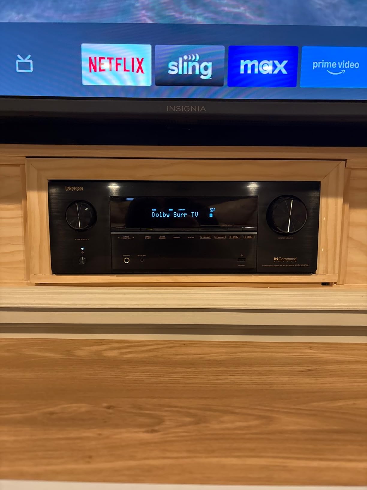 Denon AVR-X2800H 7.2 Channel Home Theater AV Receiver (95W x 7) - 8K UHD customer photo 2