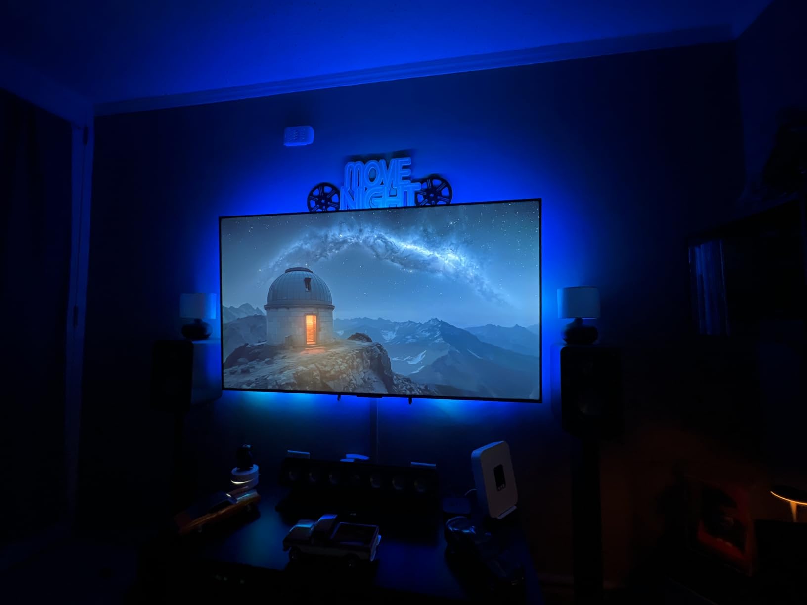 Govee TV LED Backlight, RGBIC Smart LED Strip Lights for 55-65 inch TVs | 99+ Scene Modes, Music Sync, Bluetooth and Wi-Fi APP Control, Works with Alexa & Google Assistant, Adapter, 12.5ft/114 LEDs customer photo 2