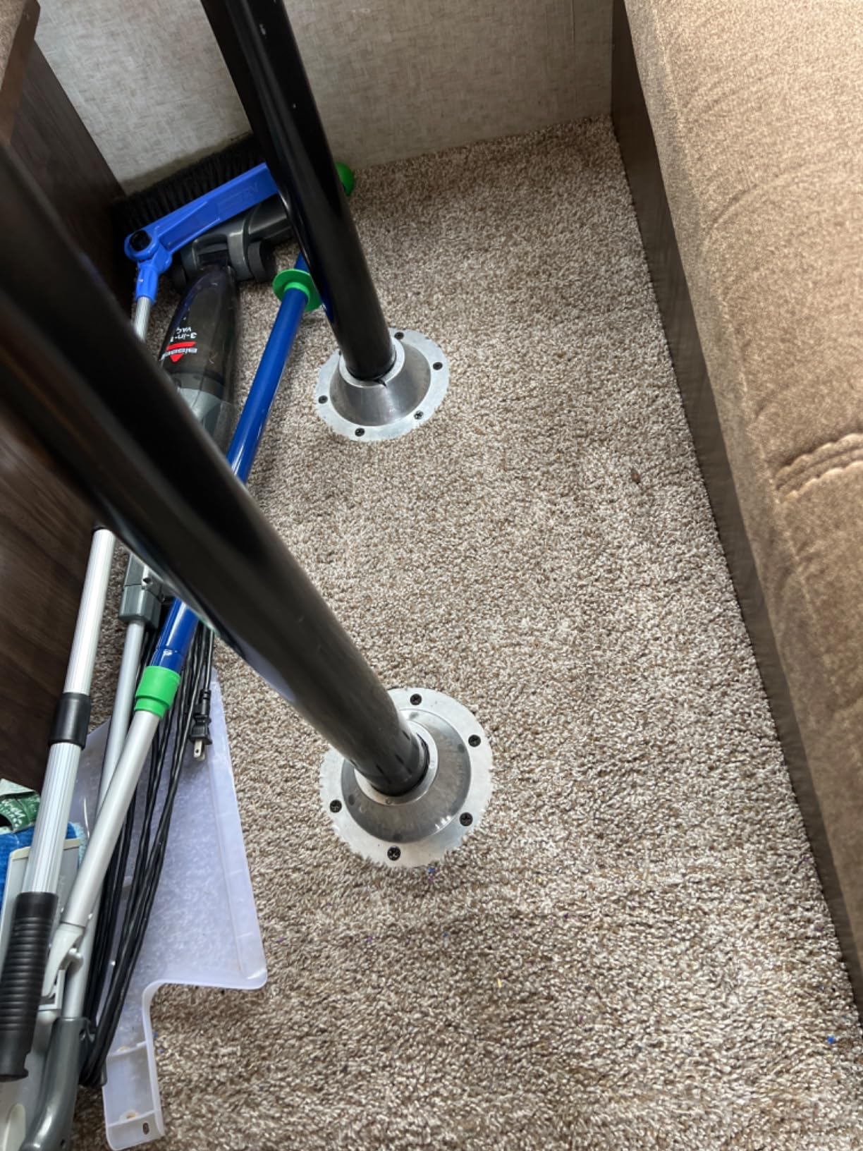 TonGass Aluminum RV Table and Floor Mounting Base, 2 Pack, Silver customer photo 1