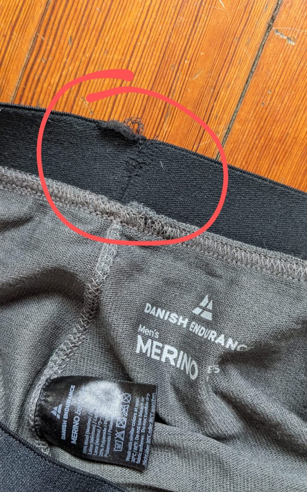 DANISH ENDURANCE Merino Wool Base Layer Set Men, Thermal Underwear customer photo 2
