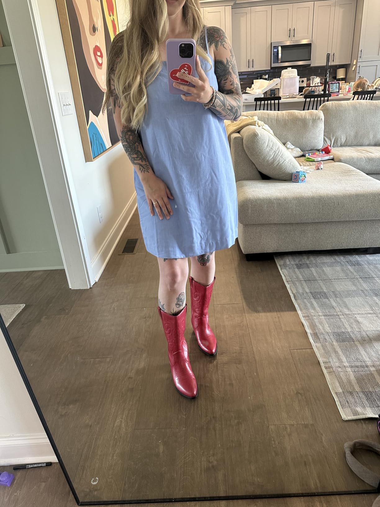 DREAM PAIRS Women's Cowboy Cowgirl Western Boots customer photo 2