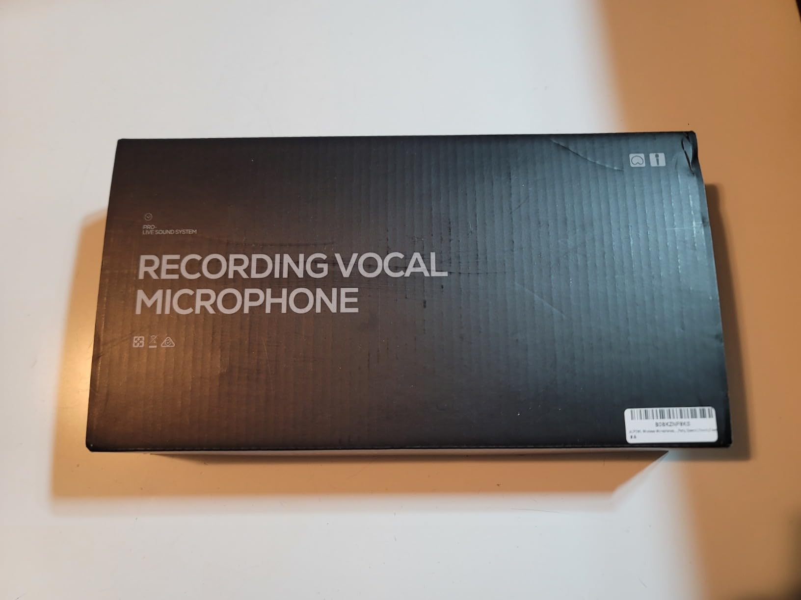ALPOWL Wireless Microphones, Metal Dynamic Microphone System with Rechargeable Receiver, 50H Duration, 200ft Range, Microphone for Karaoke Singing, Wedding, DJ, Party, Speech, Church customer photo 2