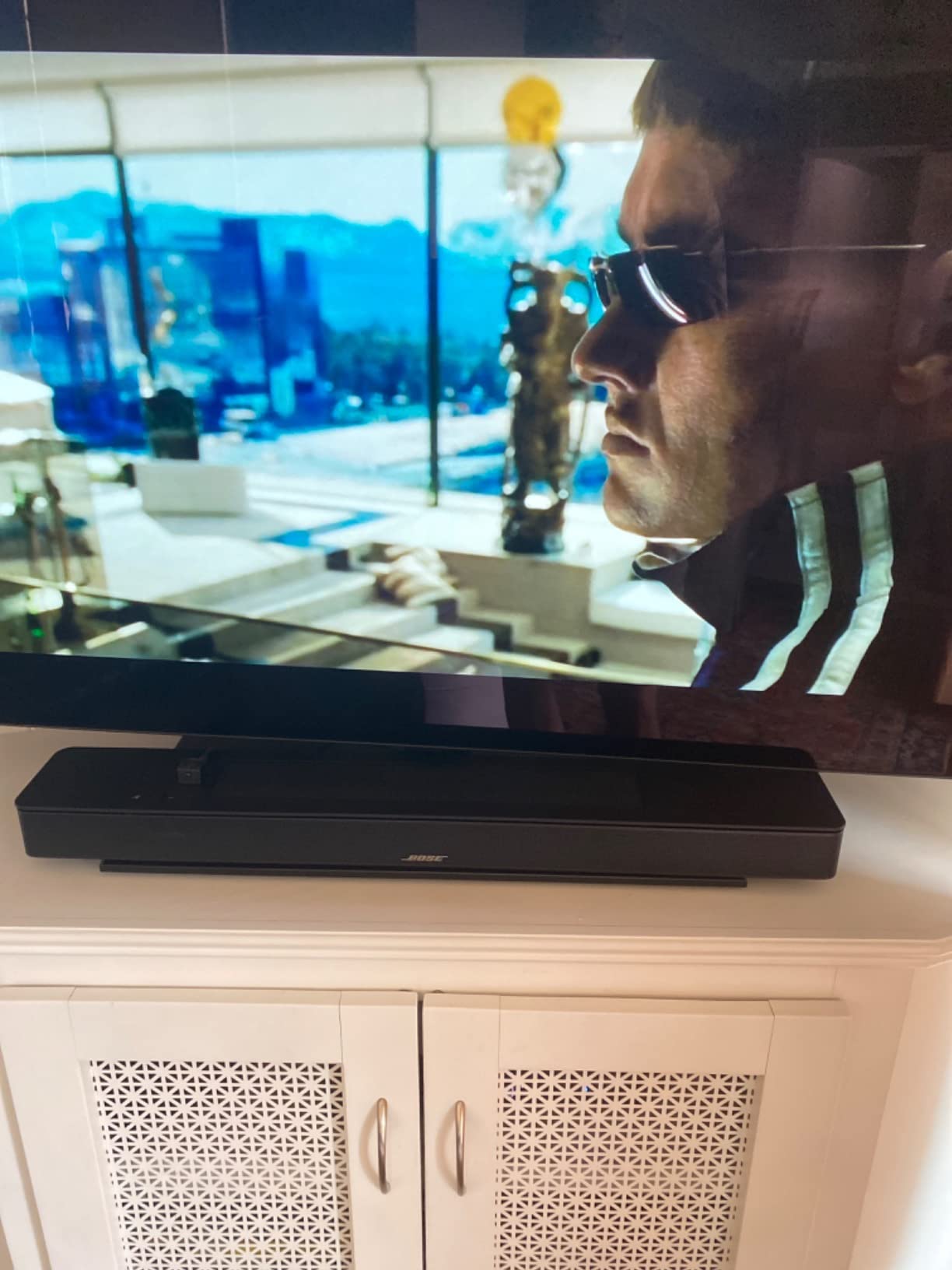Bose Smart Soundbar 600 Dolby Atmos Home Theater Soundbar with Bass Module 500 Subwoofer Bundle with Turnstile Adjustable Wall Mount Brackets and Universal TV Soundbar Mount Holders customer photo 1