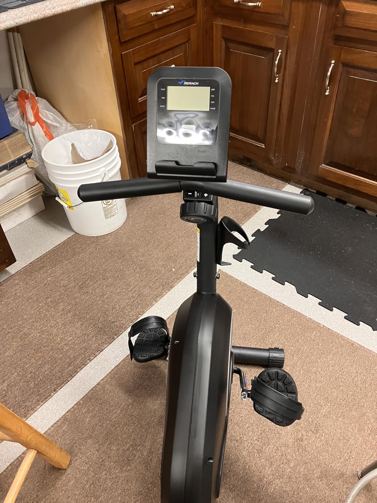 MERACH Recumbent Exercise Bikes for Home with Smart Bluetooth Equipment App customer photo 2