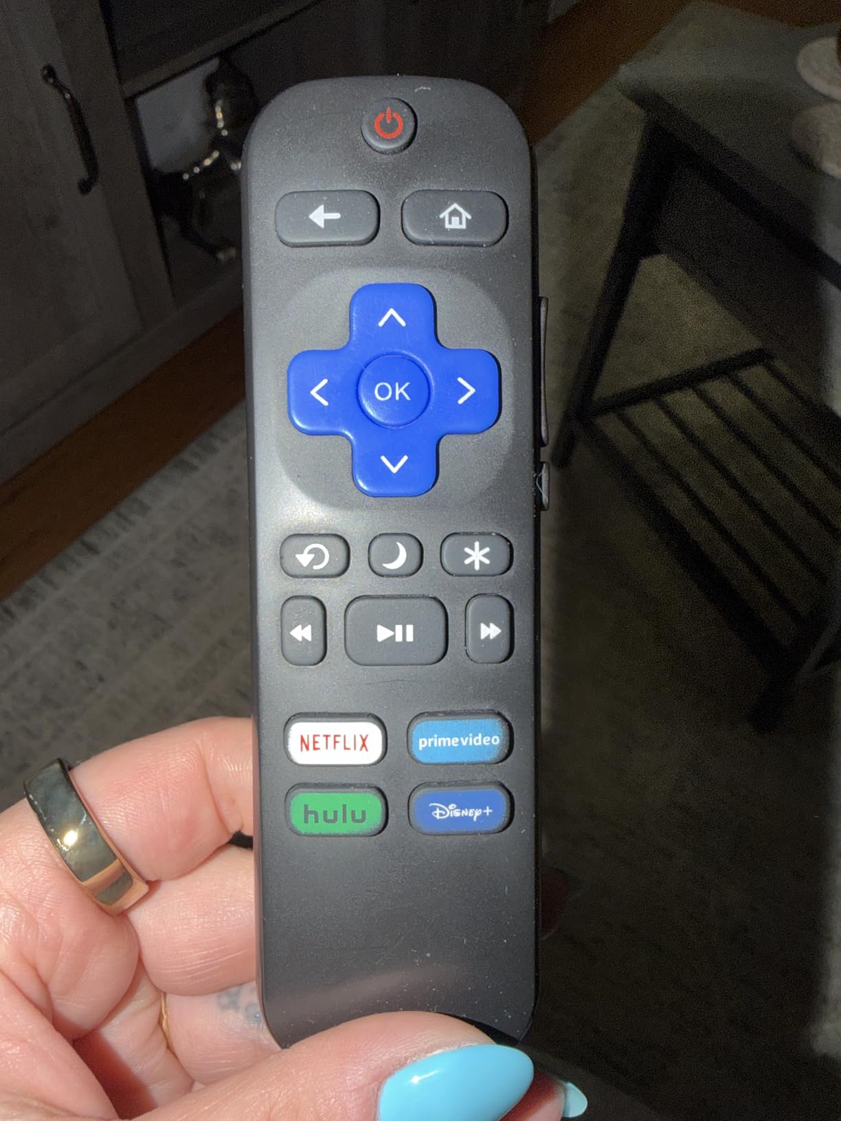 (Pack of 2) Replacement Remote Control Compatible for Roku TV,for TCL Roku/for Hisense Roku/for Onn Roku(Not for Roku Stick,Box and Players) customer photo 2