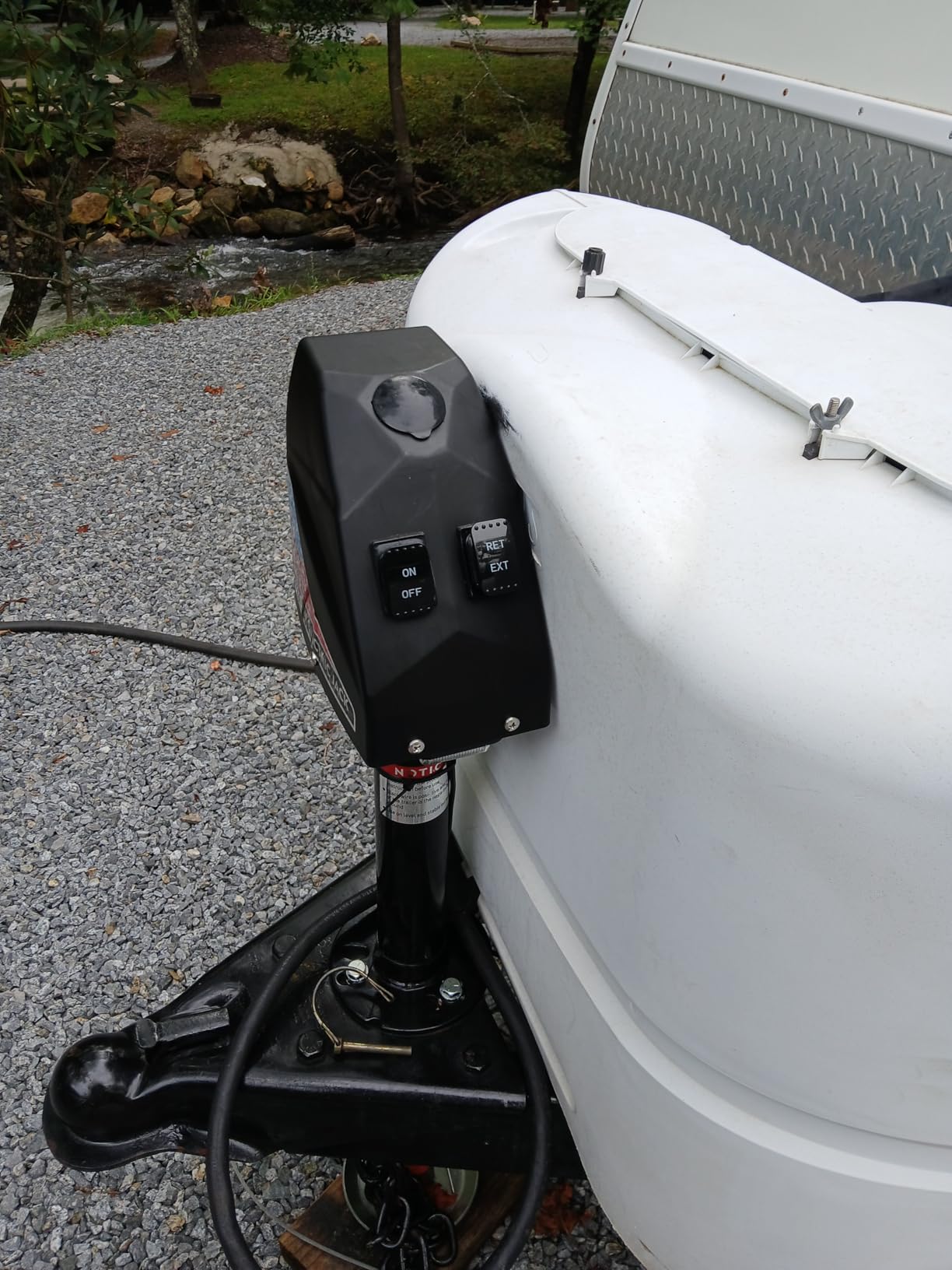 Kohree Electric Trailer Jack 4000lbs with Wiring, Heavy Duty, A-Frame customer photo 2