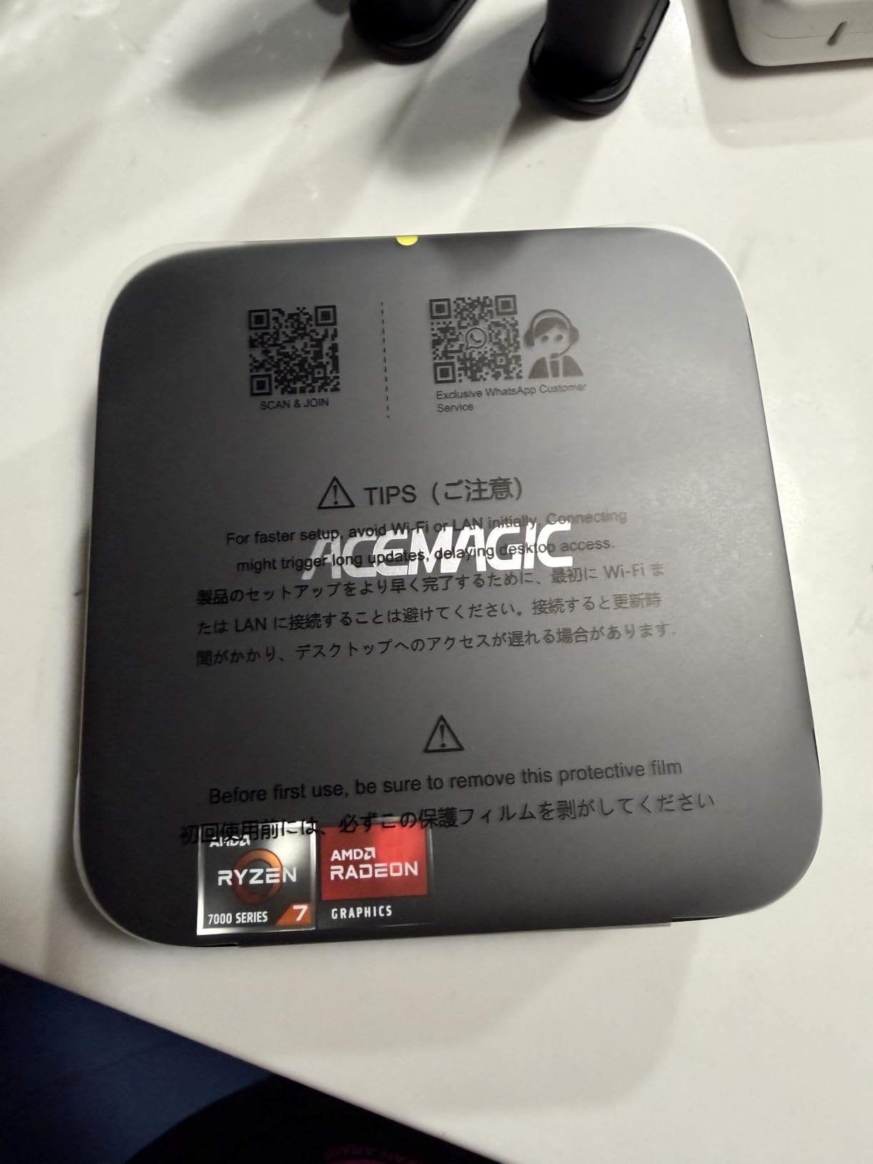 ACEMAGIC K1 Gaming Mini PC Ryzen 7 7730U 16GB 512GB SSD Windows 11 Pro customer photo 2