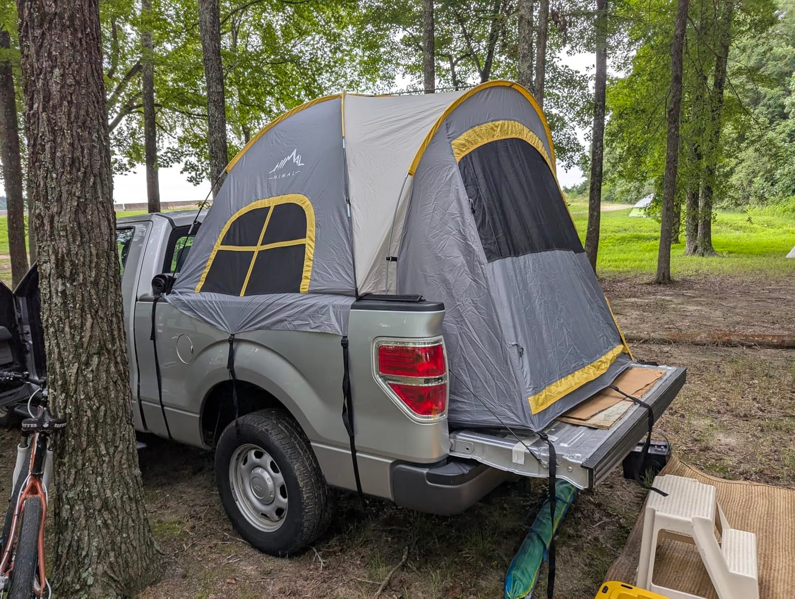 GoHimal Pickup Truck Bed Tent, 5.5-6.0FT Truck Tent for Camping(Green) customer photo 1