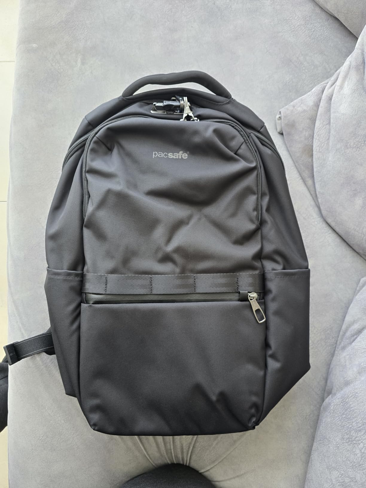 Pacsafe Metrosafe X Anti Theft 25L Backpack, with Padded 16 Inch Laptop Sleeve, Slate customer photo 1