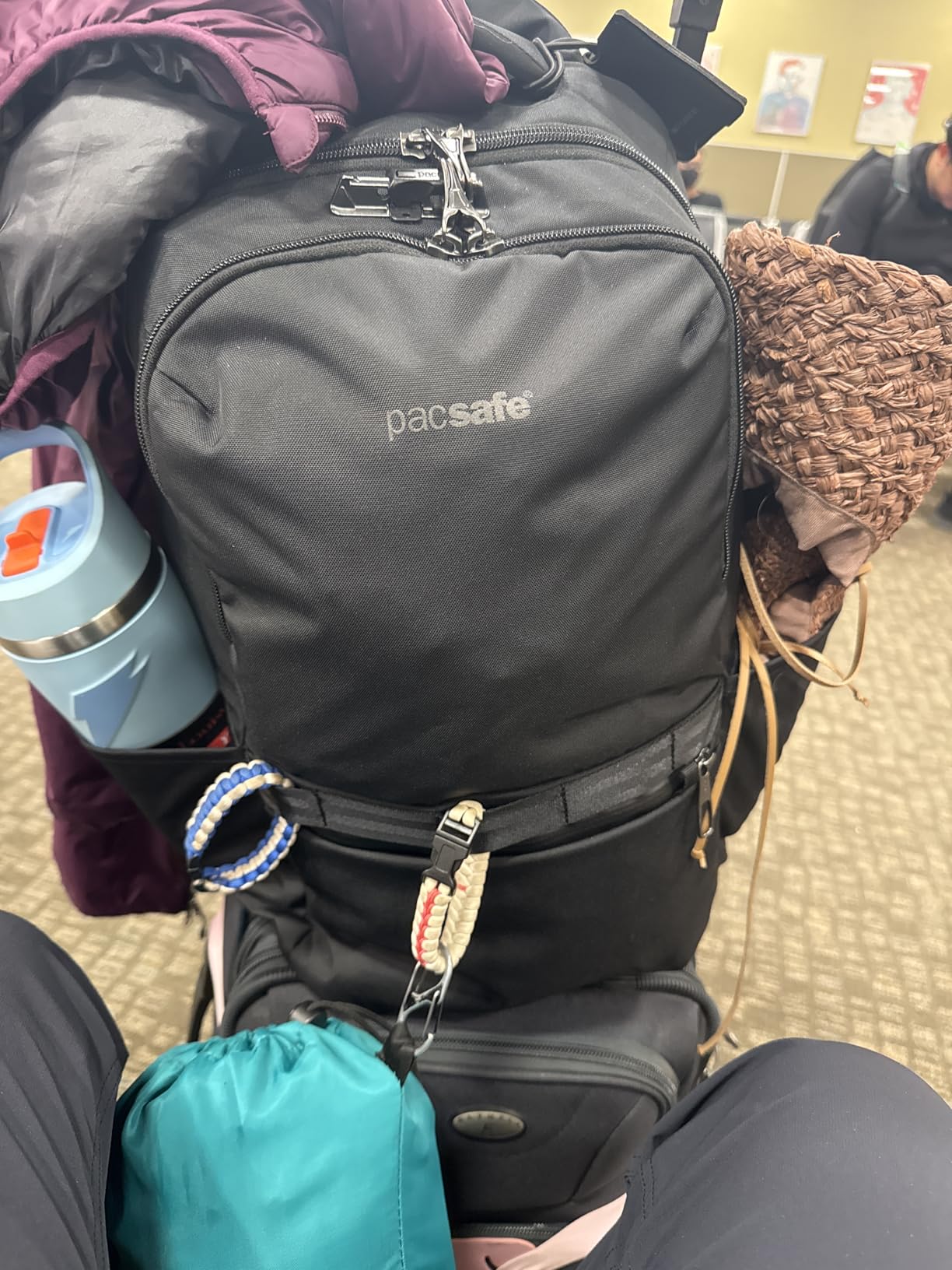 Pacsafe Metrosafe X Anti Theft 25L Backpack, with Padded 16 Inch Laptop Sleeve, Slate customer photo 2