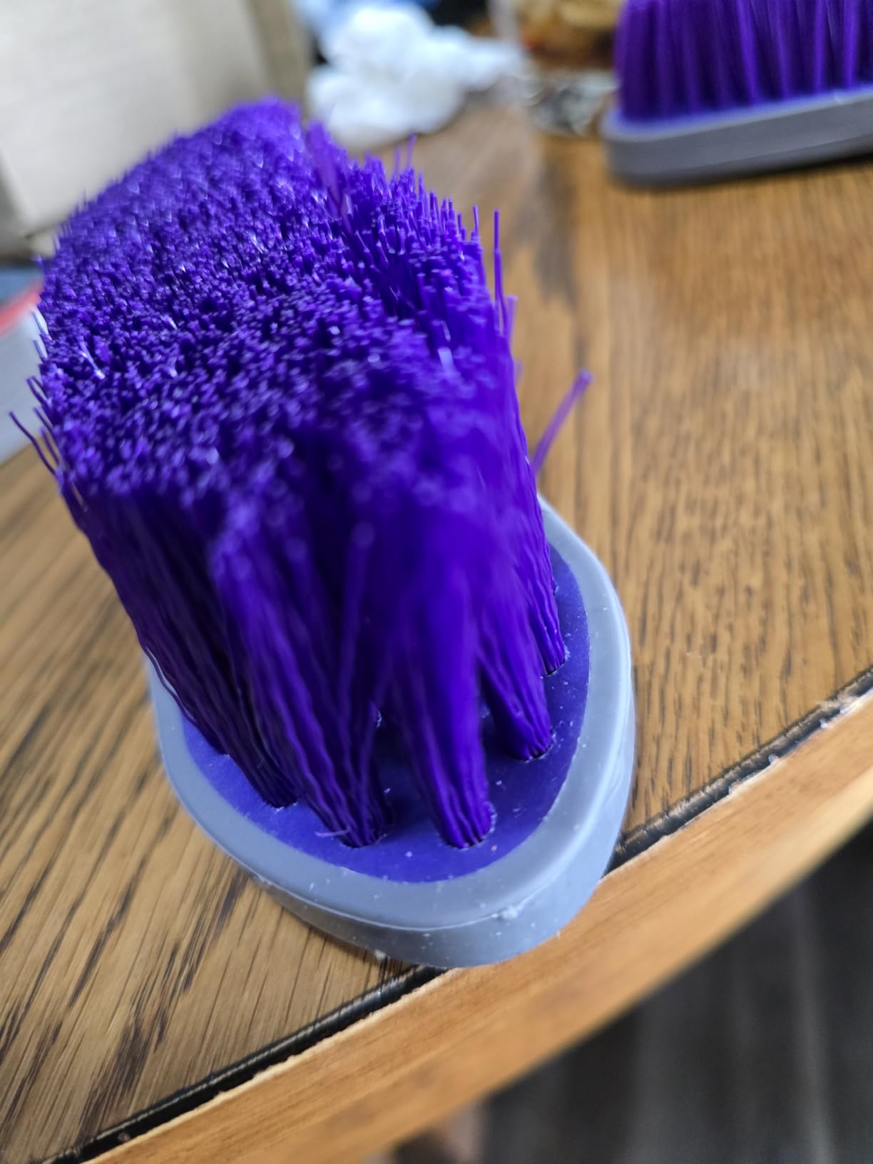 Horse Grooming Kit (12-Piece): Brushes, Storage Bag, Sweat Scraper, Mane Comb, Grooming Gloves - Purple Horse Gifts for Girls customer photo 1