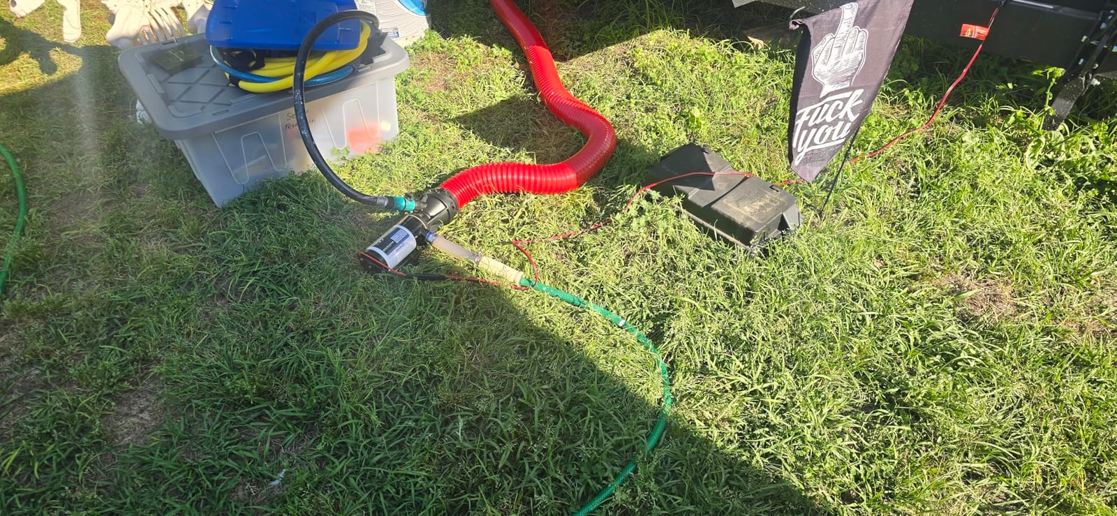 RV Macerator Pump, 12V 12GPM Self-Priming Waste Water Sewer Pump customer photo 1