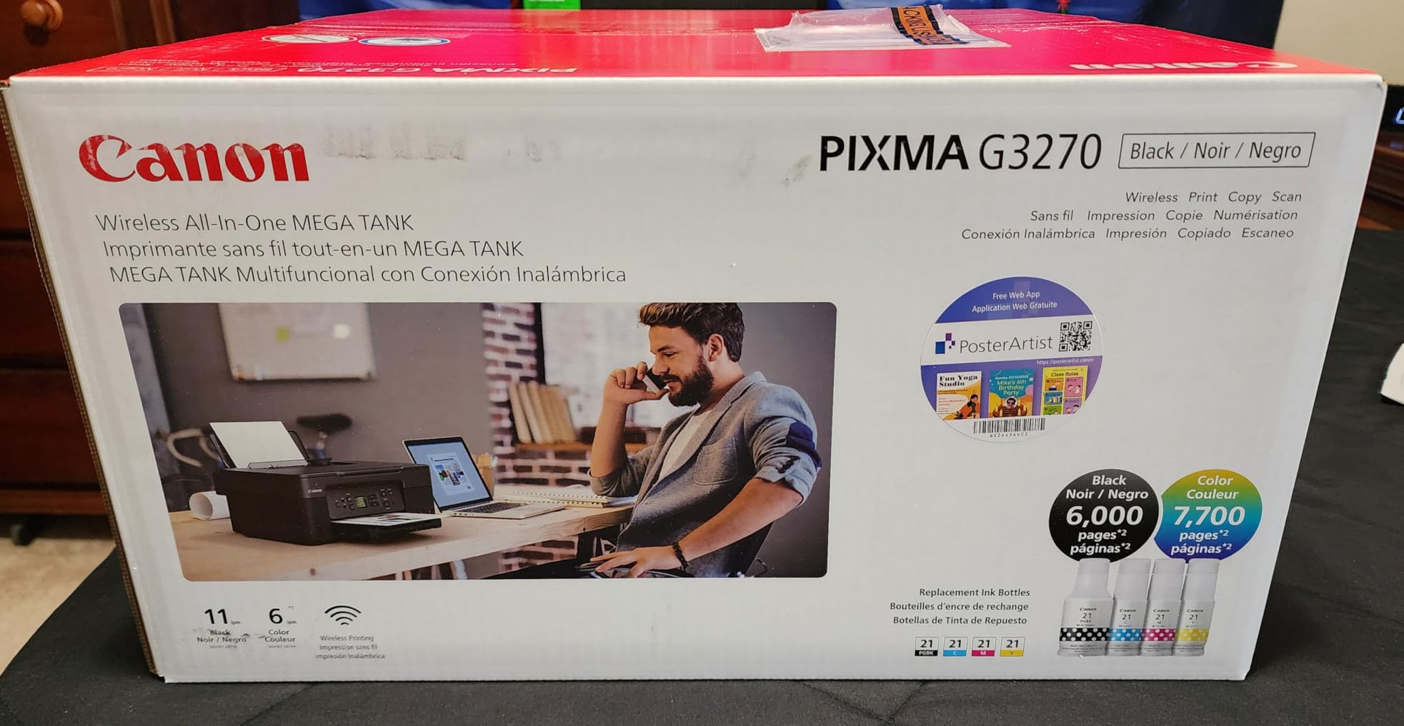 Canon MegaTank G3270 All-in-One Wireless Color Printer customer photo 2
