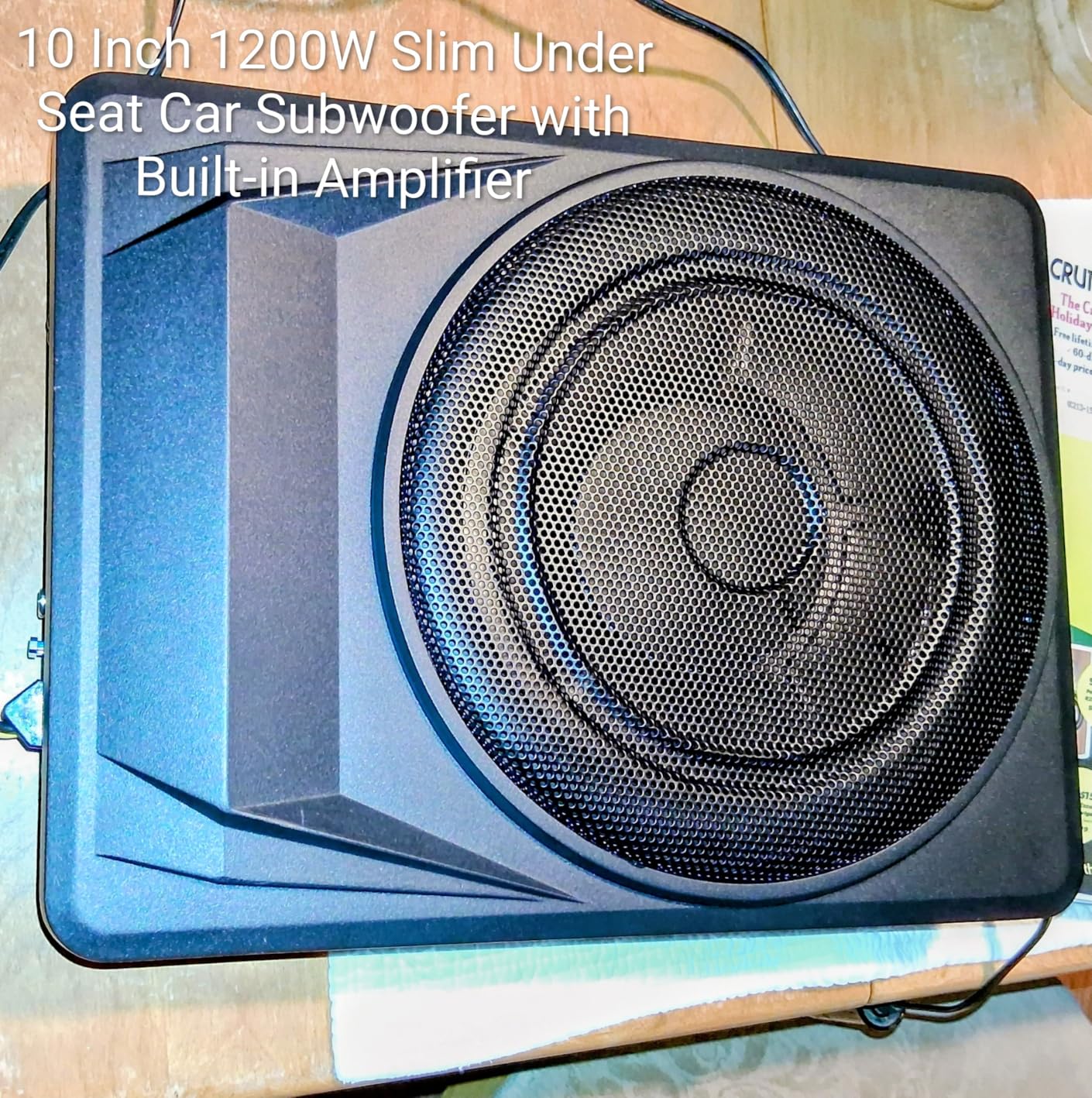 Rockville Rock Shaker 6.5 Black 200W Peak/100W RMS Powered Home Theater Subwoofer, Class-D, Adjustable Crossover, 20Hz-200Hz, Compact Design customer photo 2
