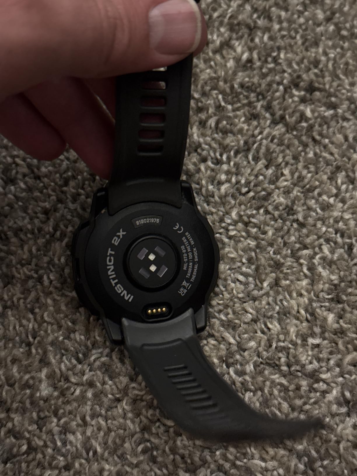 Garmin Instinct 2X Solar, Rugged Outdoor Smartwatch, 50mm, Graphite | Solar Charged, Built-In Flashlight, Multi-Band Frequency Support, ABC Sensors, Tracback Routing, Reference Points customer photo 1