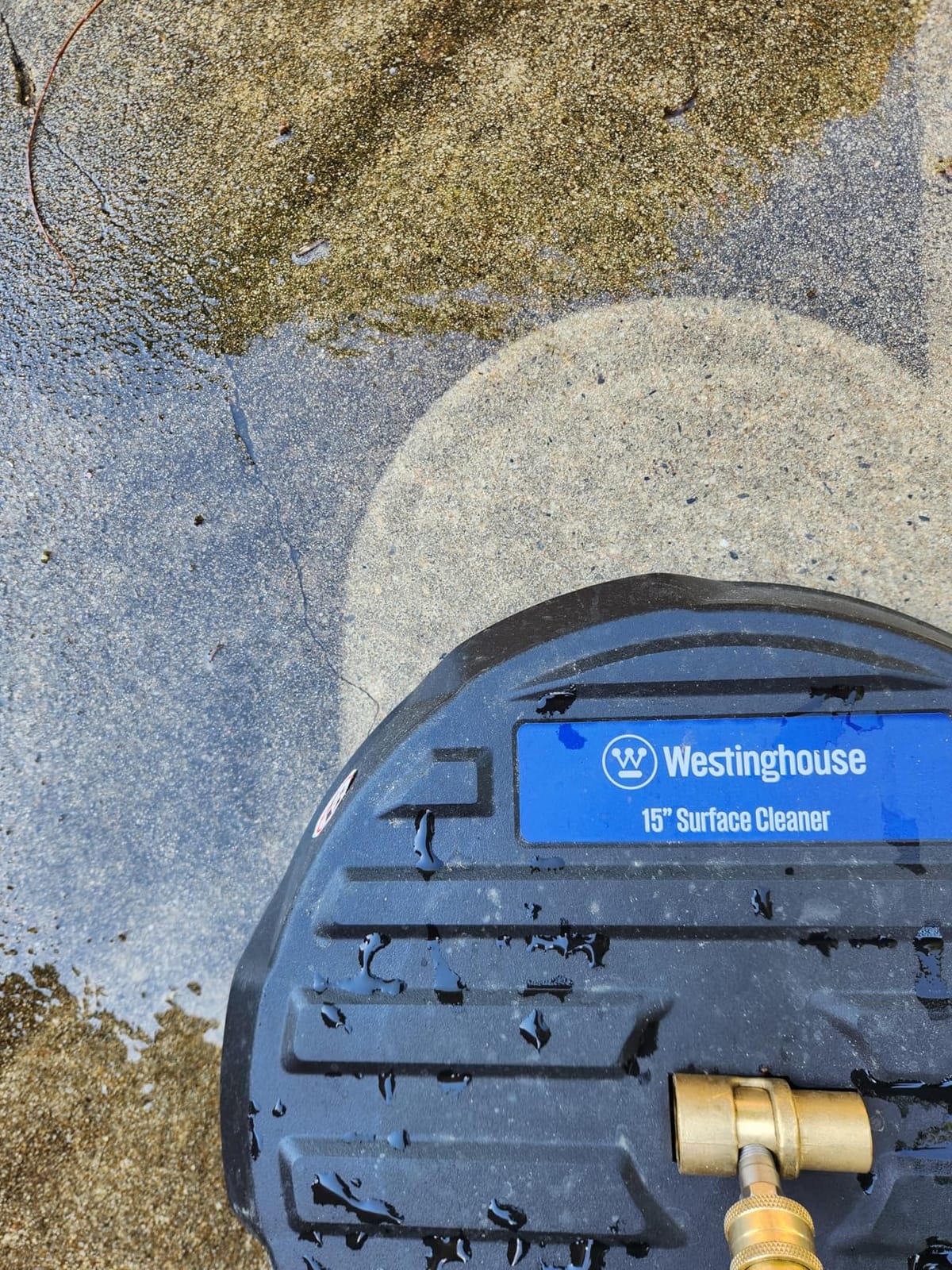 Westinghouse Universal 15” Pressure Washer Surface Cleaner Attachment - 3400 Max PSI, 1/4” Connector - For Gas and Electric Pressure Washers customer photo 1