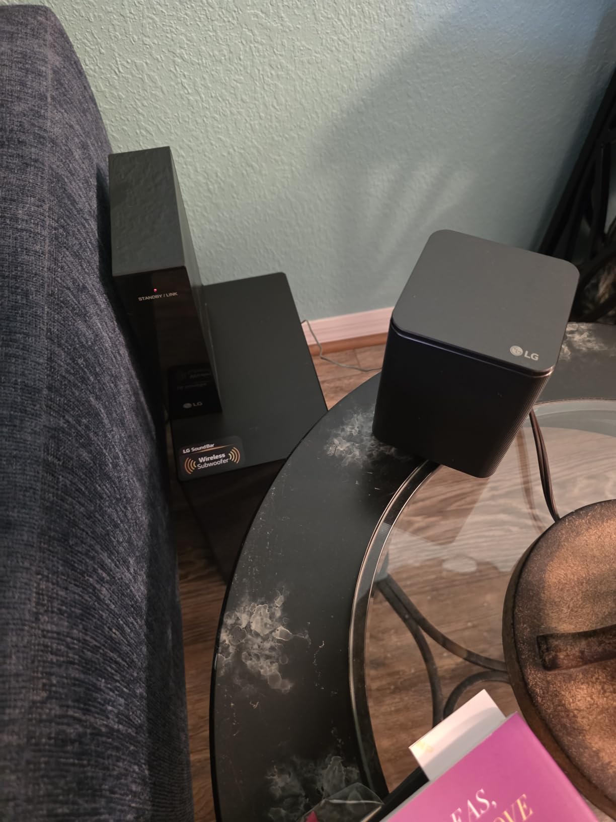 LG SP7R 7.1 Channel High Res Audio Sound Bar with Rear Speaker Kit (Renewed) customer photo 2