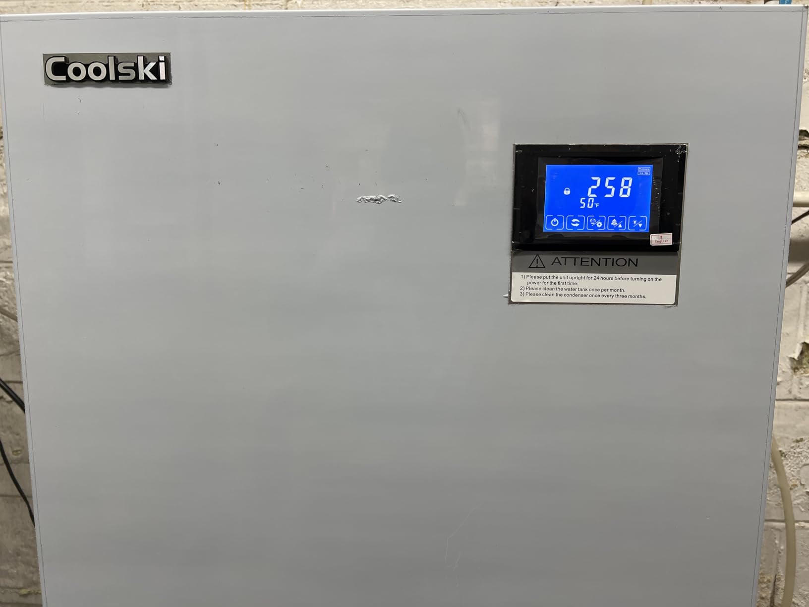 Coolski Commercial Ice Machine 450LBS/24H, Cubes Ice Maker with Storage Bin customer photo 2