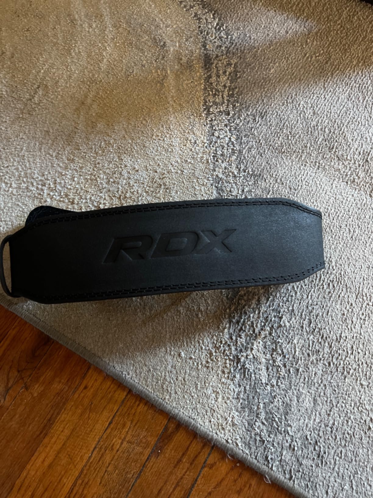 RDX Weight Lifting Belt Gym Fitness, Cowhide Leather, 4