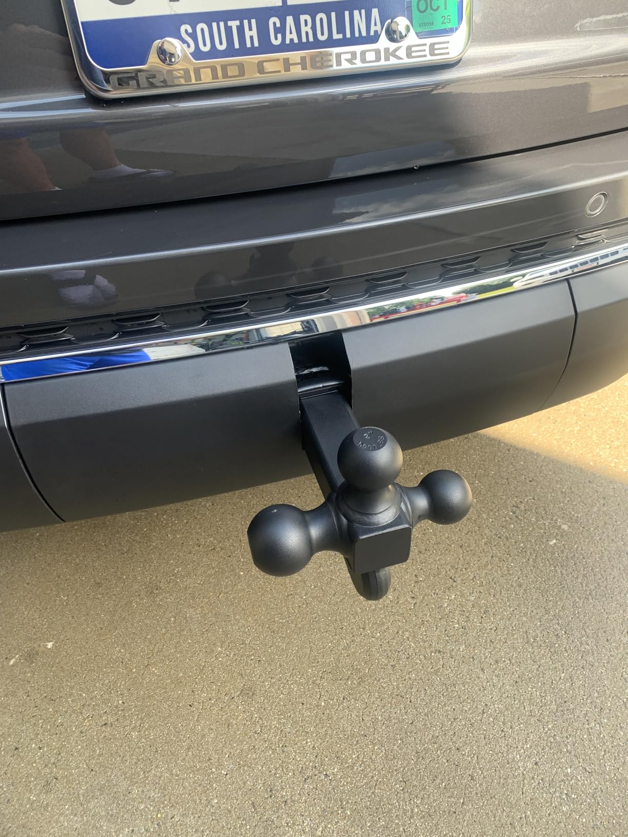 XPE Tri Ball Trailer Hitch Mount with Hook Fits 2 Inch Receiver Matte Black customer photo 2