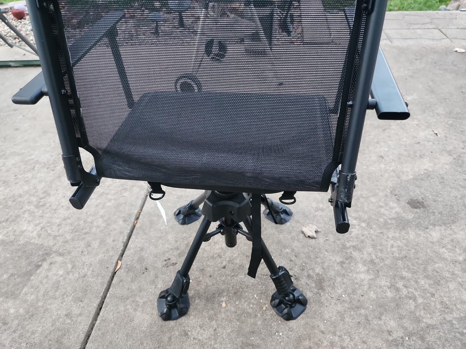 KEMIMOTO Hunting Blind Chair 360° Silent Swivel, Height Adjustable Camo | 320 Lbs Capacity, Quick Folding Stable Portable, Swivel Anti-Sink Feet, for Deer Hunting Fishing Camping Ground Blinds customer photo 2