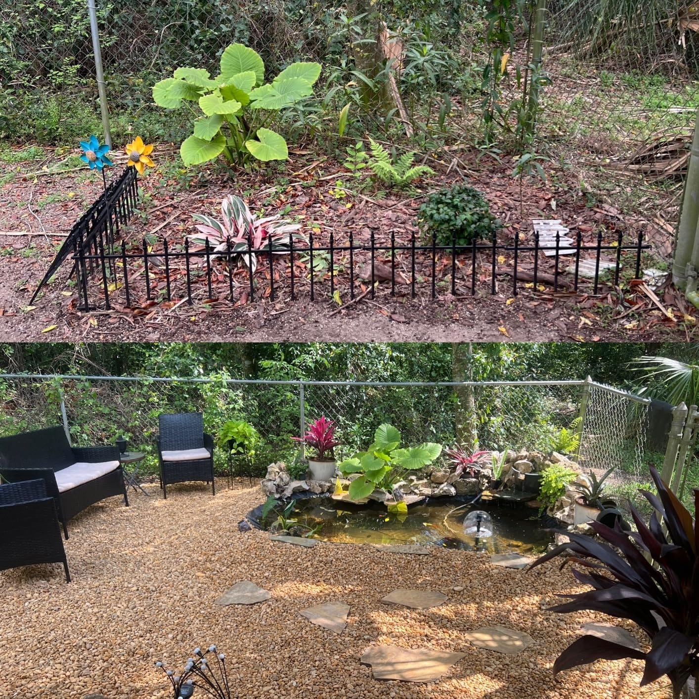 7 x 10 FT Pond Liner, 20 Mil HDPE Pond Liners for Outdoor Ponds customer photo 1